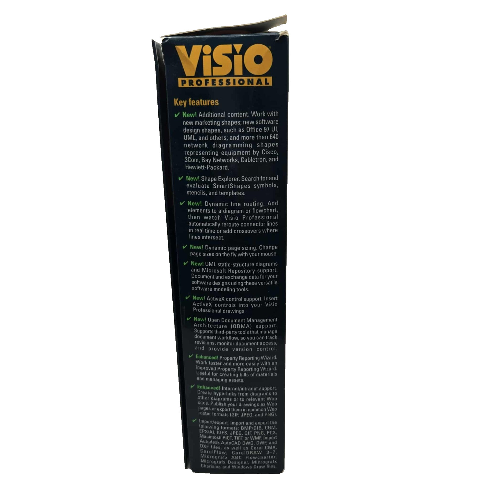 Visio Professional 5.0 Software for Windows 95 and NT SEALED Vintage 1997