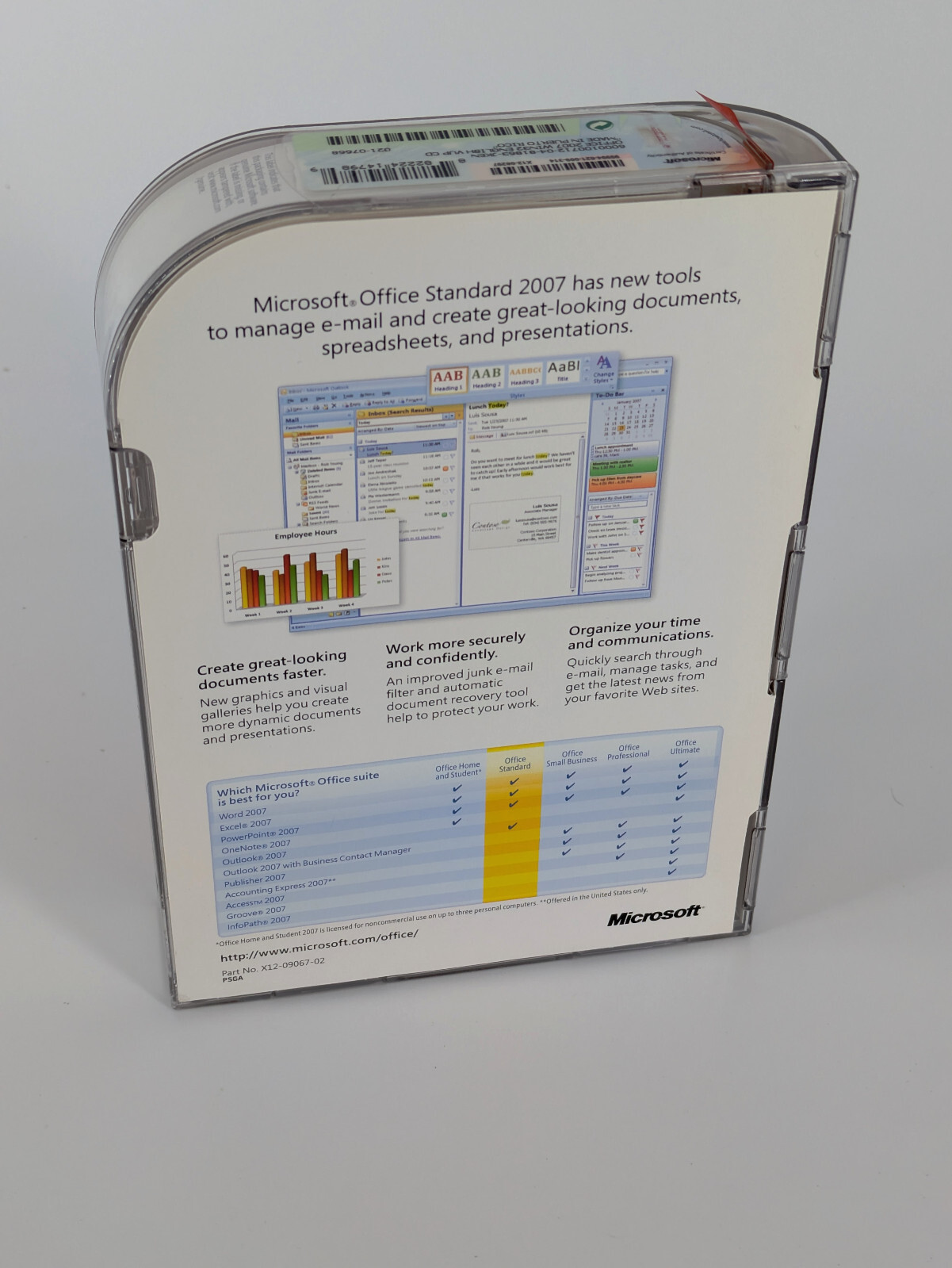 SEALED Microsoft Office 2007 Standard Upgrade