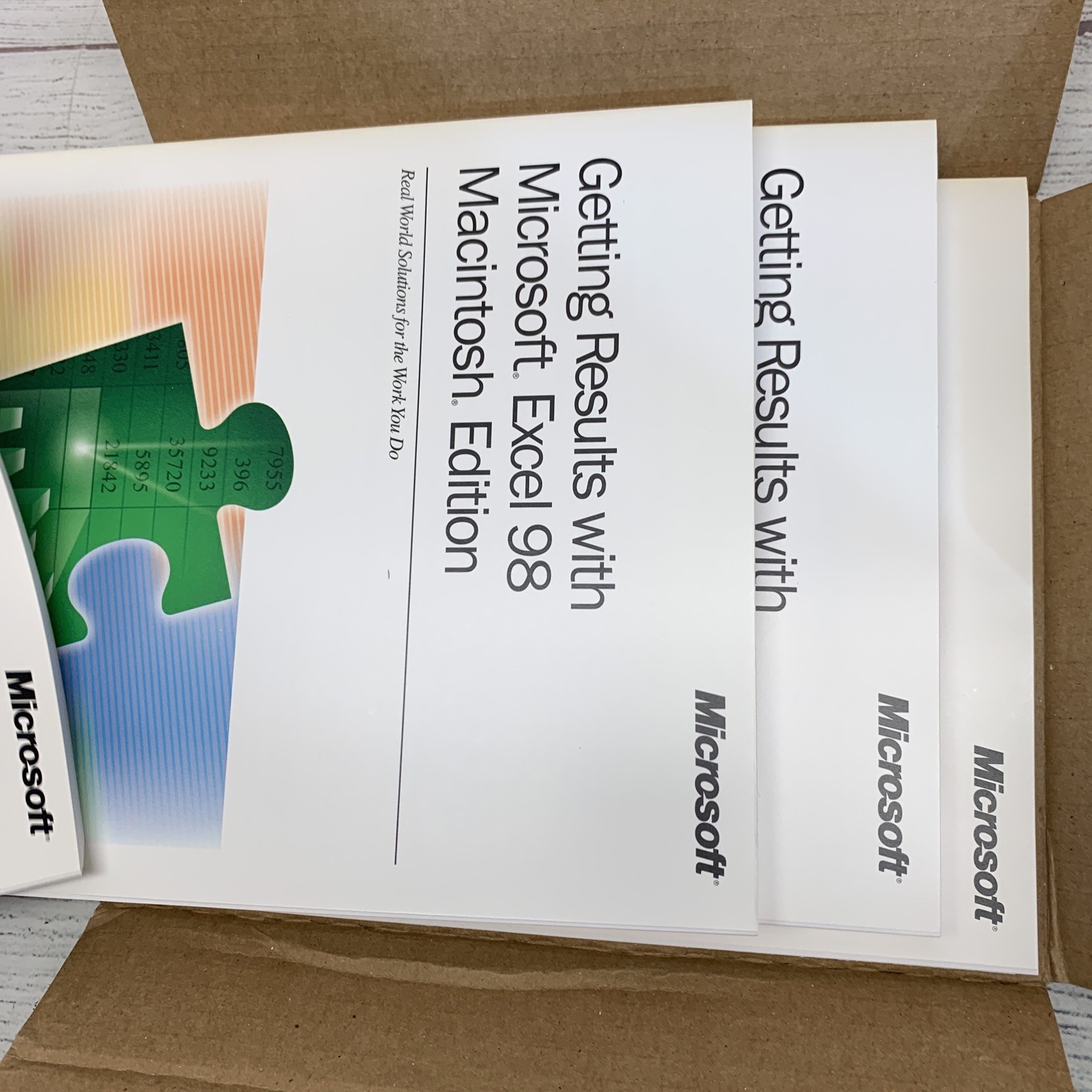 Vintage Microsoft Office 98 Macintosh Edition Upgrade Gold Edition