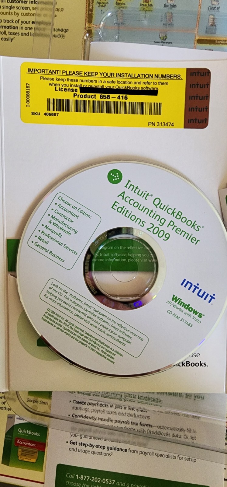 Intuit Quickbooks Premier Industry Specific 2009