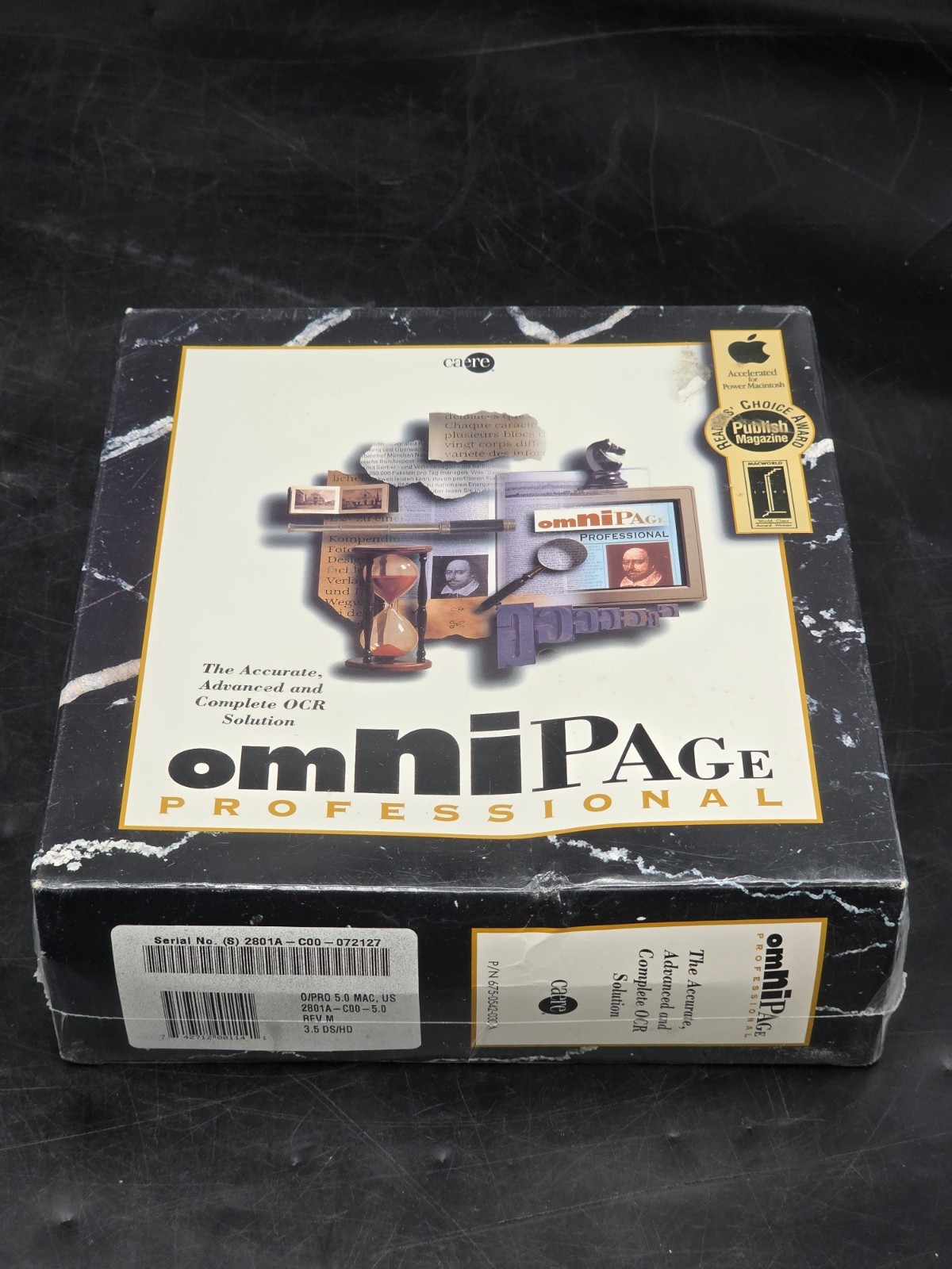 OmniPage Professional 5.0 for Mac – New Sealed 1994 OCR Software by Caere