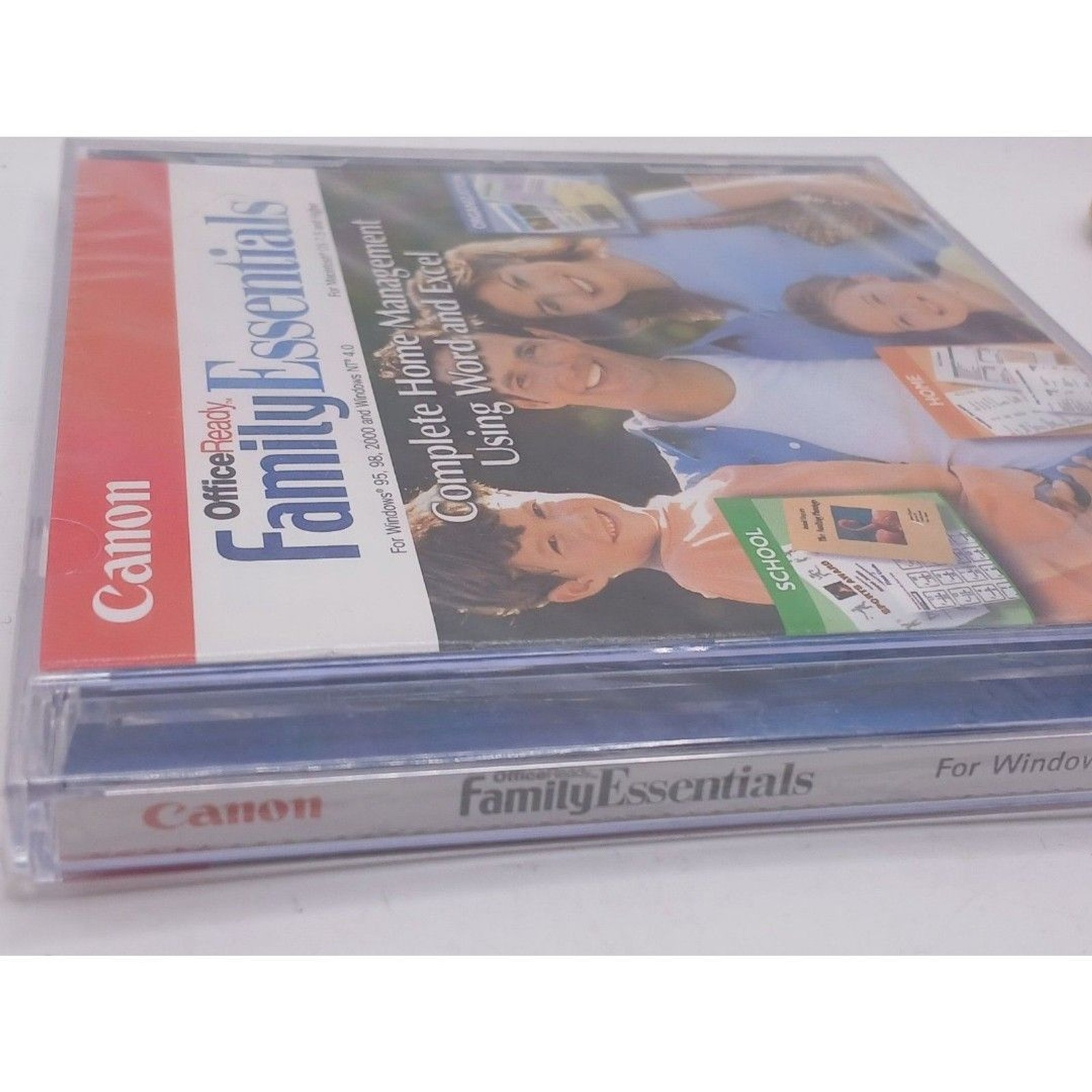 Canon Office Ready Family Essentials Windows 95, 98, NT 4.0 CD-ROM 2000 Mac 7.5+