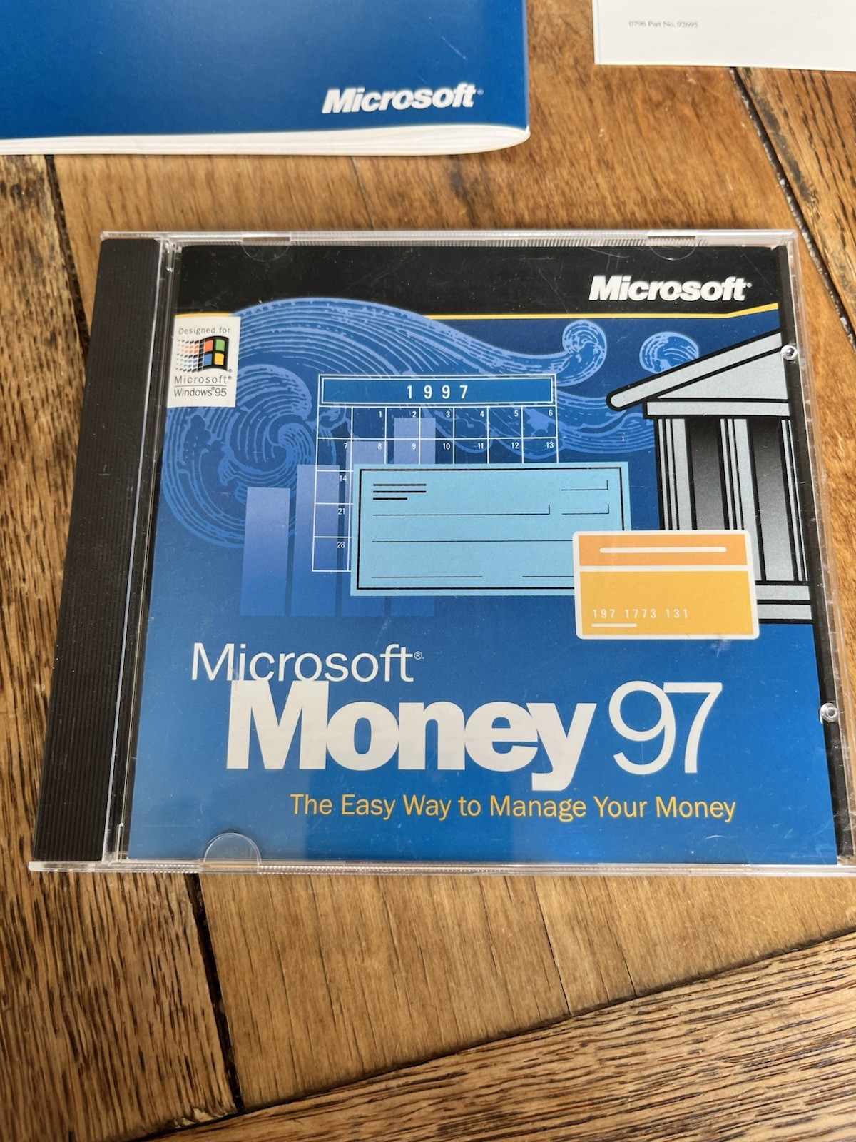 RARE Promo Sample | Microsoft Money 97 PC CD ROM Version 5.0 Retail Box Complete
