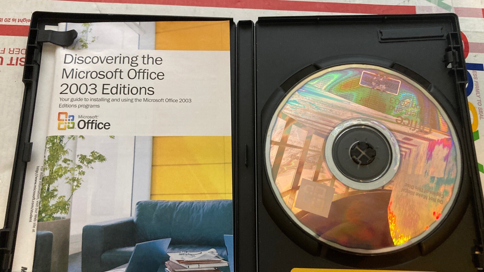 Microsoft Office Student and Teacher Edition 2003 Word Excel w/ Key, Genuine VGC