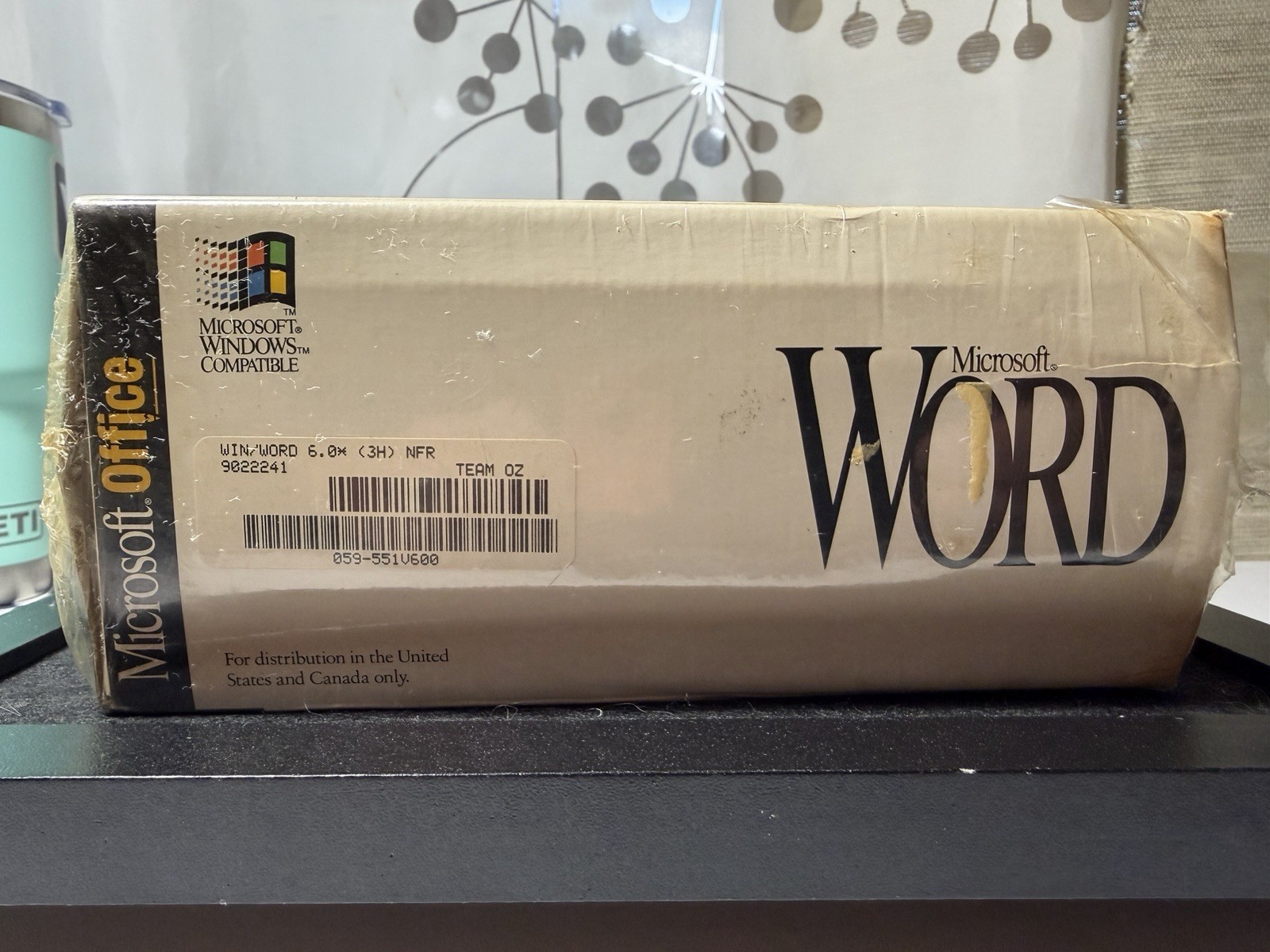 Microsoft Office Word Version 6.0 Retail Package NEW sealed 3.5″ floppy discs