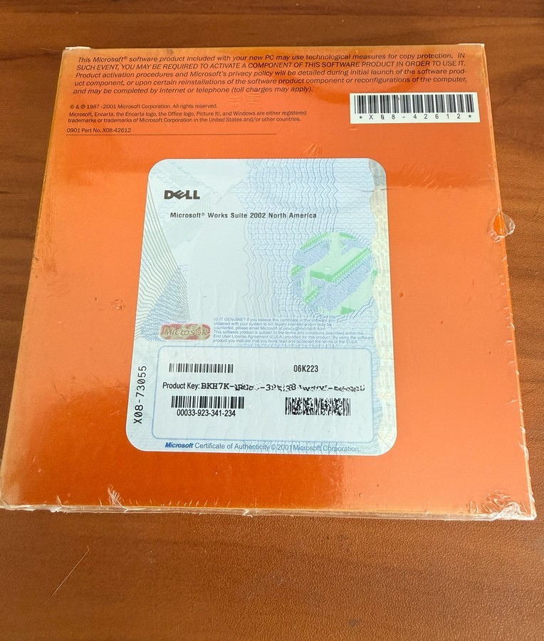 Microsoft Works Suite 2002 – Dell OEM – Factory Sealed – New