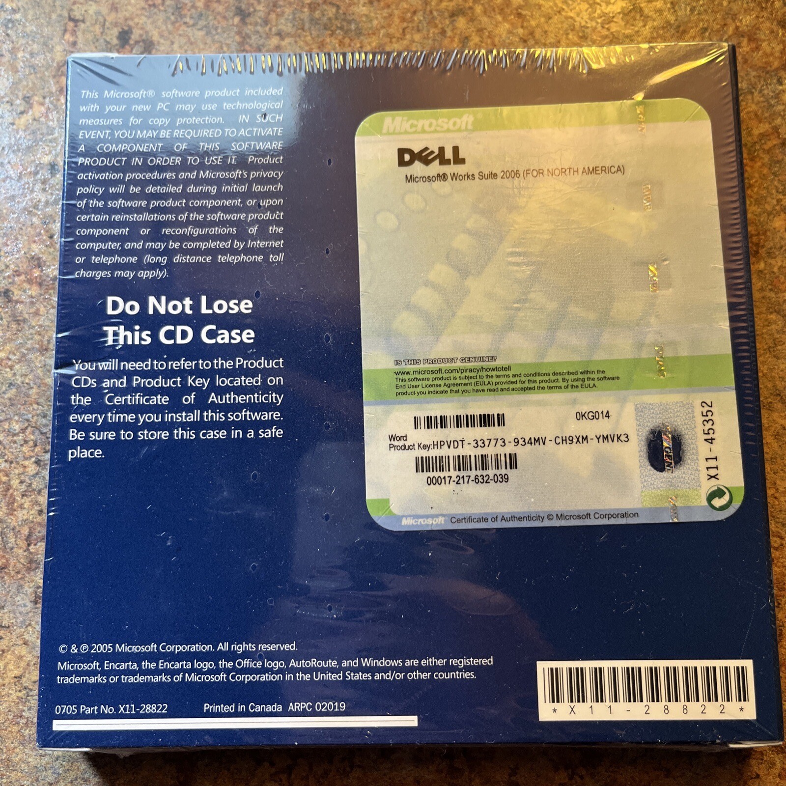 Microsoft Works Suite 2006 Computer Software with Product Key Factory New Sealed