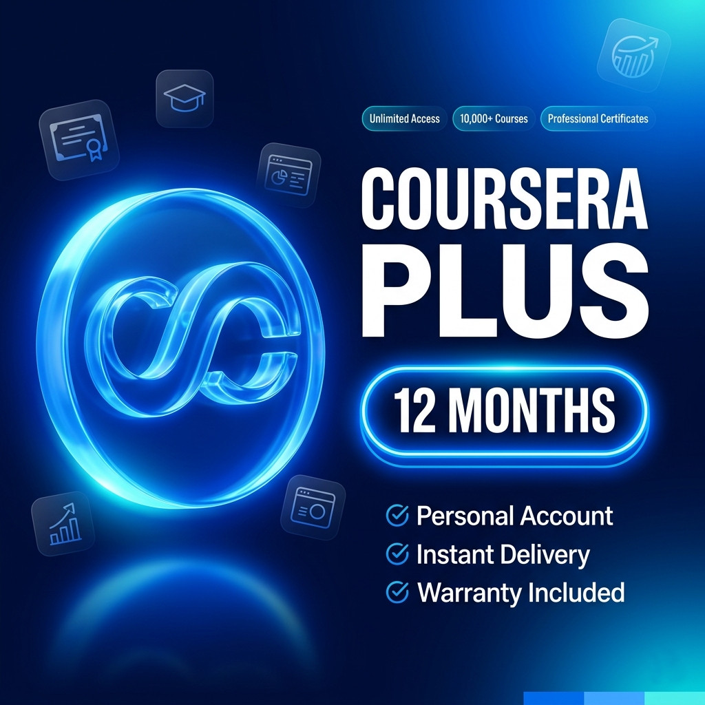 Coursera Plus | 12 Months | Subscription | Worldwide | Upgrade your Account