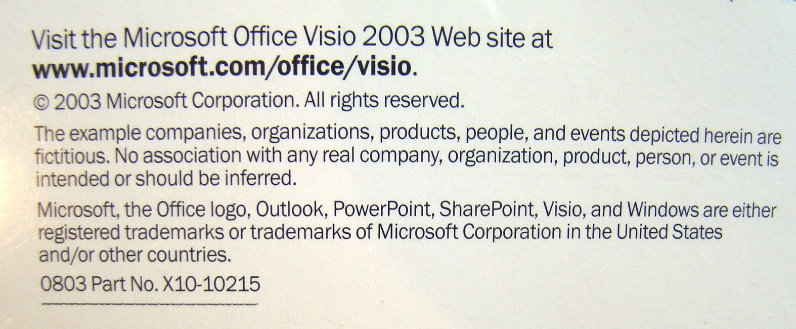 Visio Standard 2003 ~Microsoft Office, Academic Edition~ Visual Diagrams Graph📈