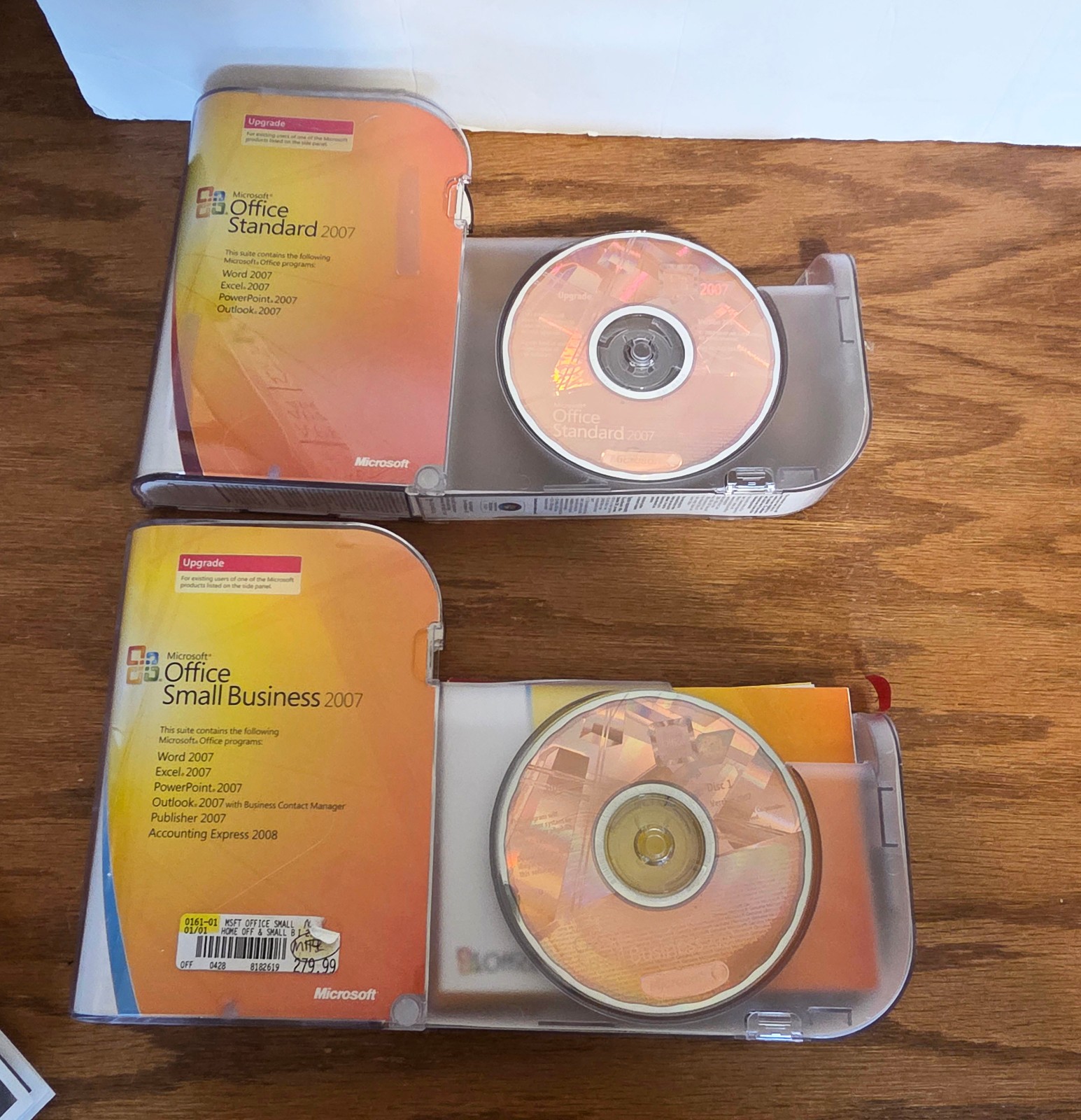 Microsoft Office 2007 Small Business & Standard UPGRADE + Standard Full w/ Keys