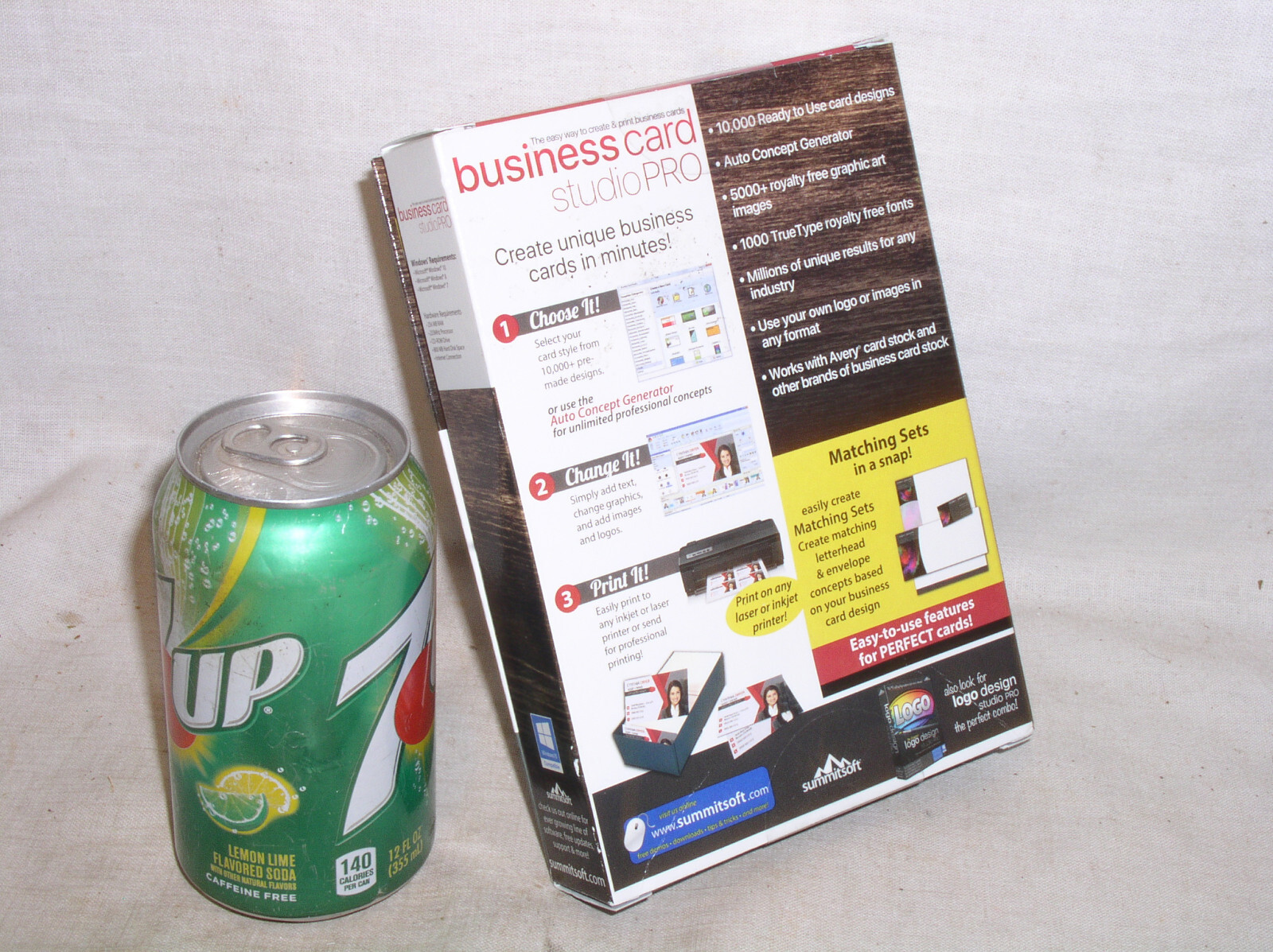 SEALED RETAIL BOX SUMMITSOFT BUSINESS CARD STUDIO PRO DOWNLOAD KEY FOR WINDOWS