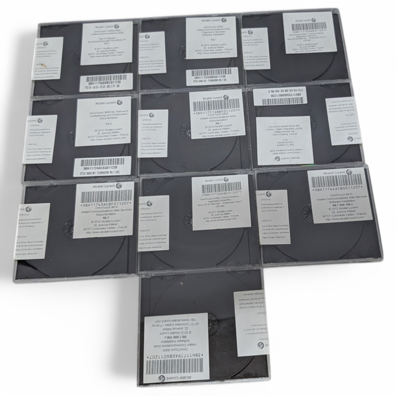 Alcatel-Lucent OmniTouch 8400 ICS Text-To-Speech R6.x Software CD Total 14 Discs