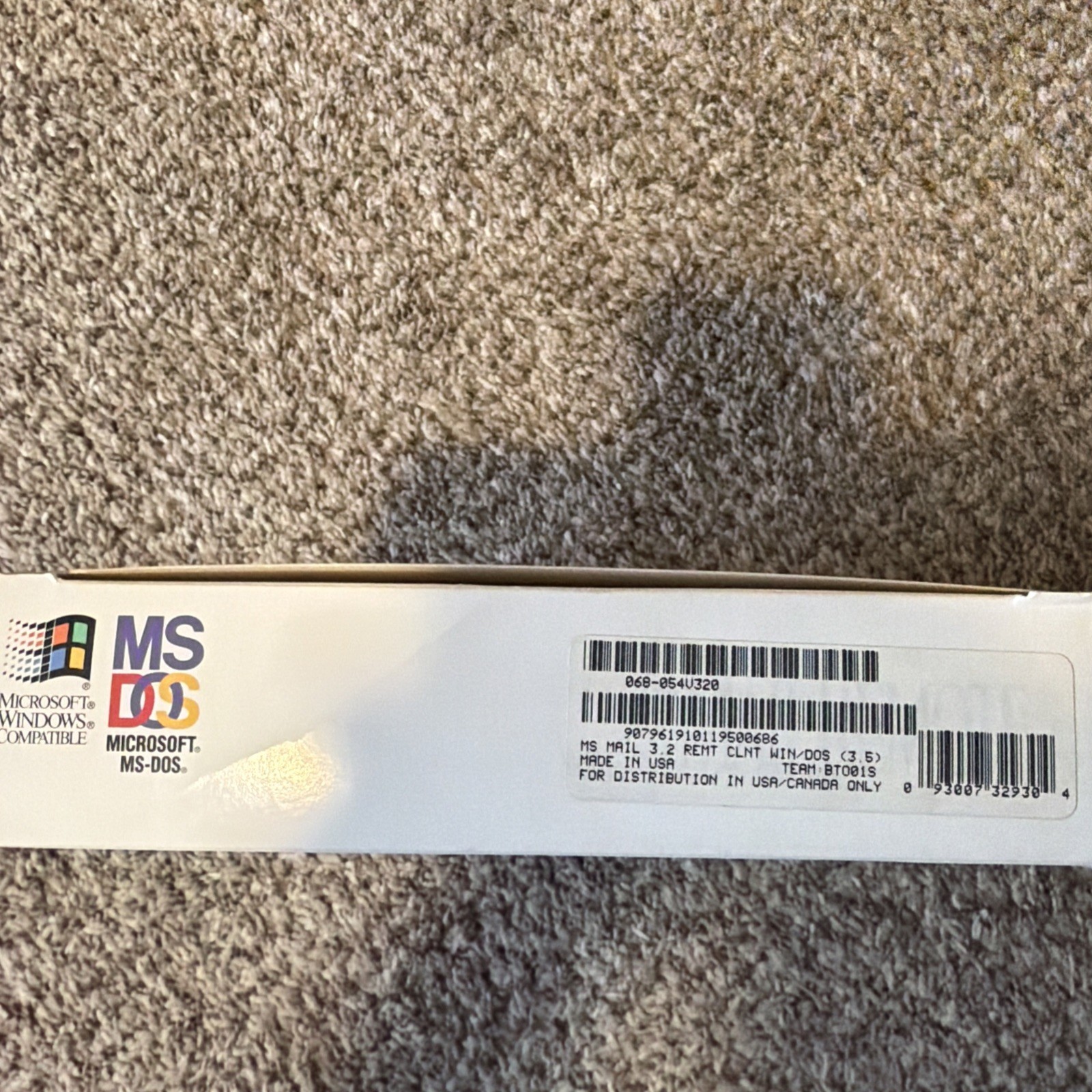 Microsoft Mail Remote (1994) Version 3.2 Super Rare – Open Box, floppies sealed