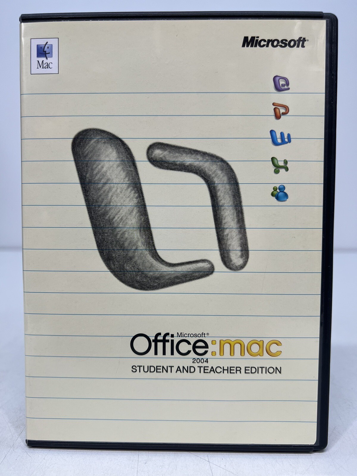 Microsoft Office 2004 Home and Student Edition for Mac w/3 Product Keys Mint