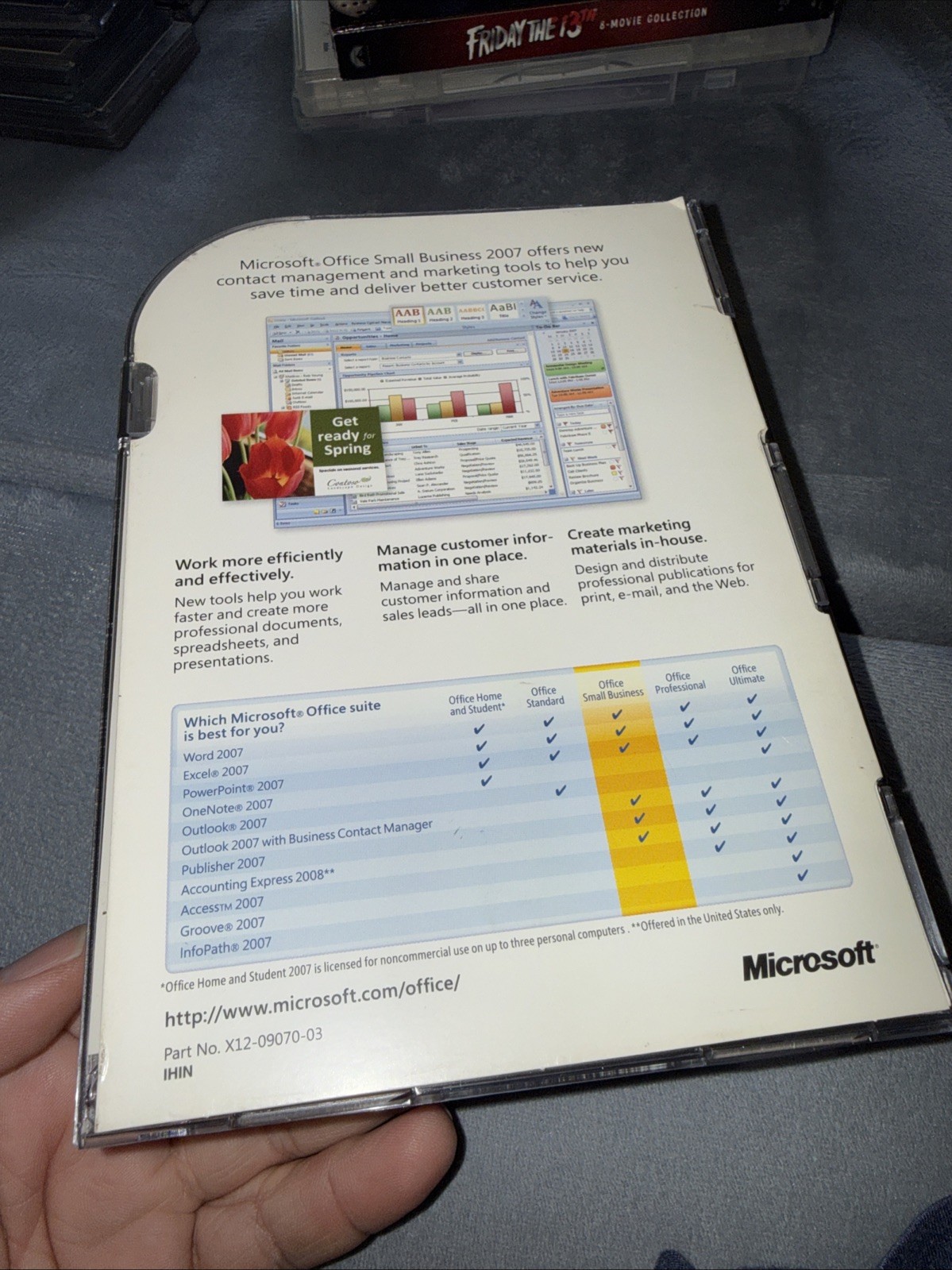 Microsoft Office Small Business 2007 Upgrade w/ Key Word Excel Powerpoint