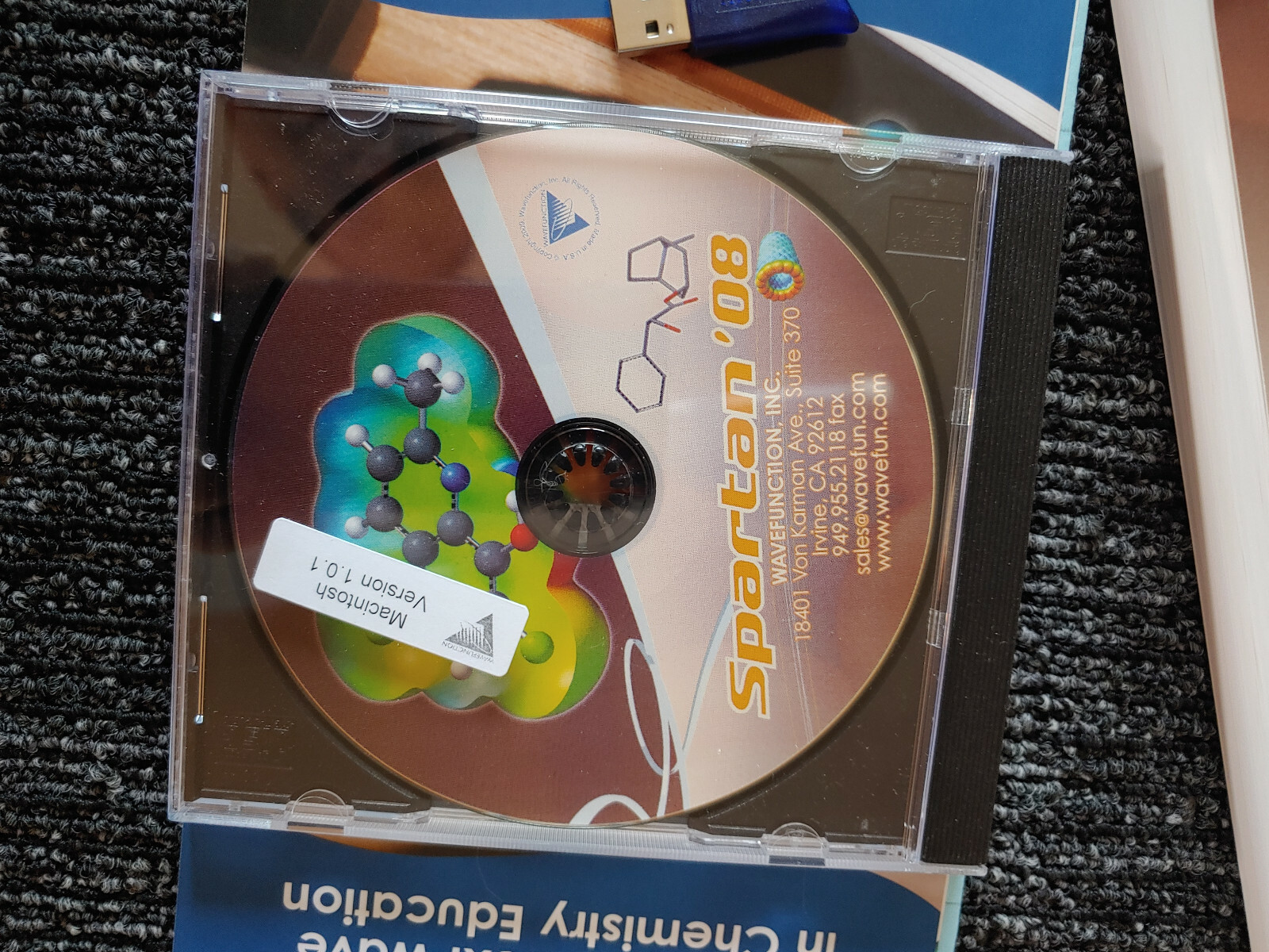Spartan ’08 Macintosh edition Wavefunction chemistry education software Q-CHEM