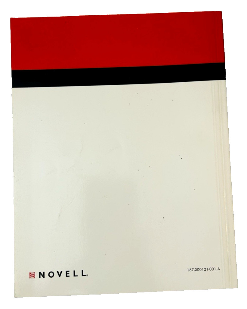 Vtg Novell Groupwise V 4.1 User’s Guide GroupWare For Windows 1994 USA