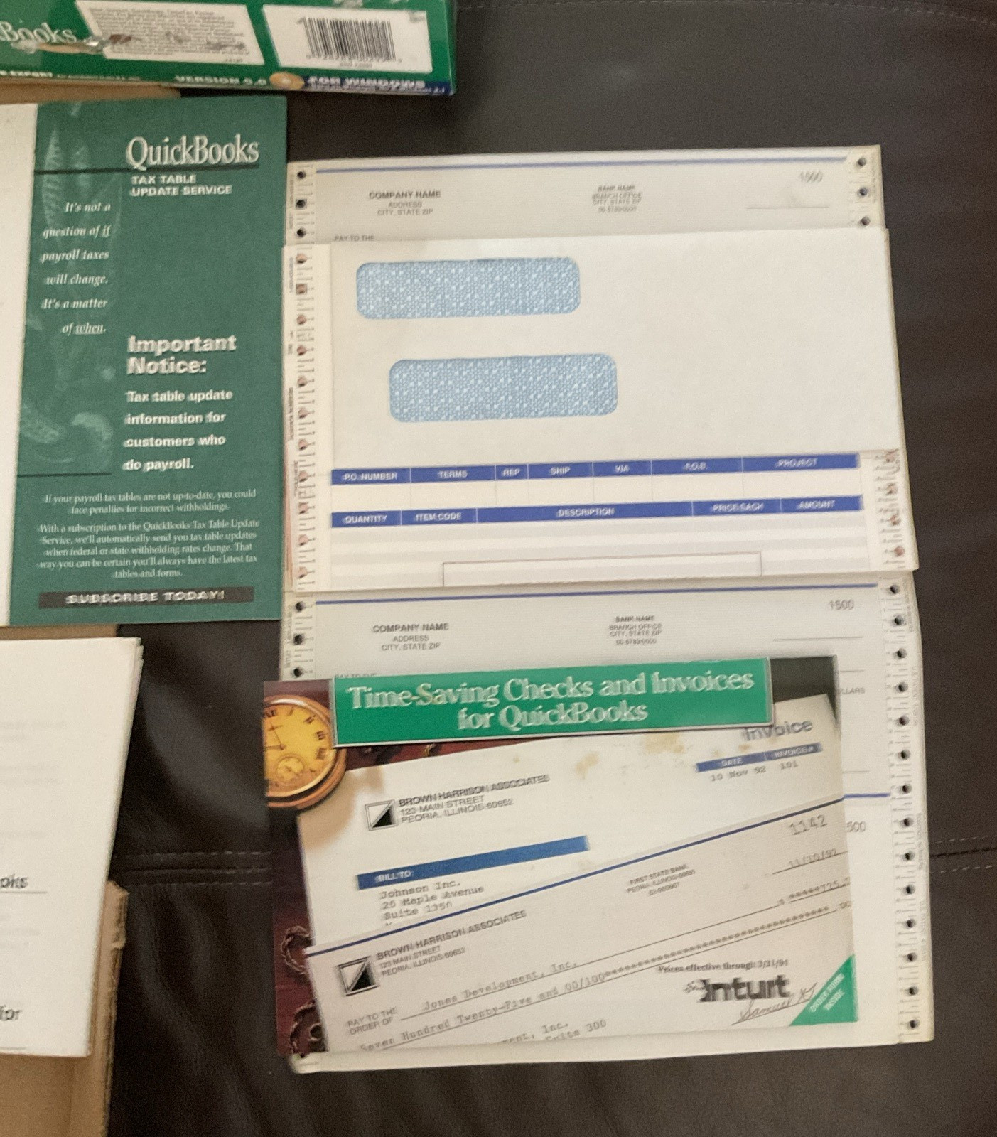 Quickbooks Version 5.0 for Windows Early QB Vintage with CD & FD’s