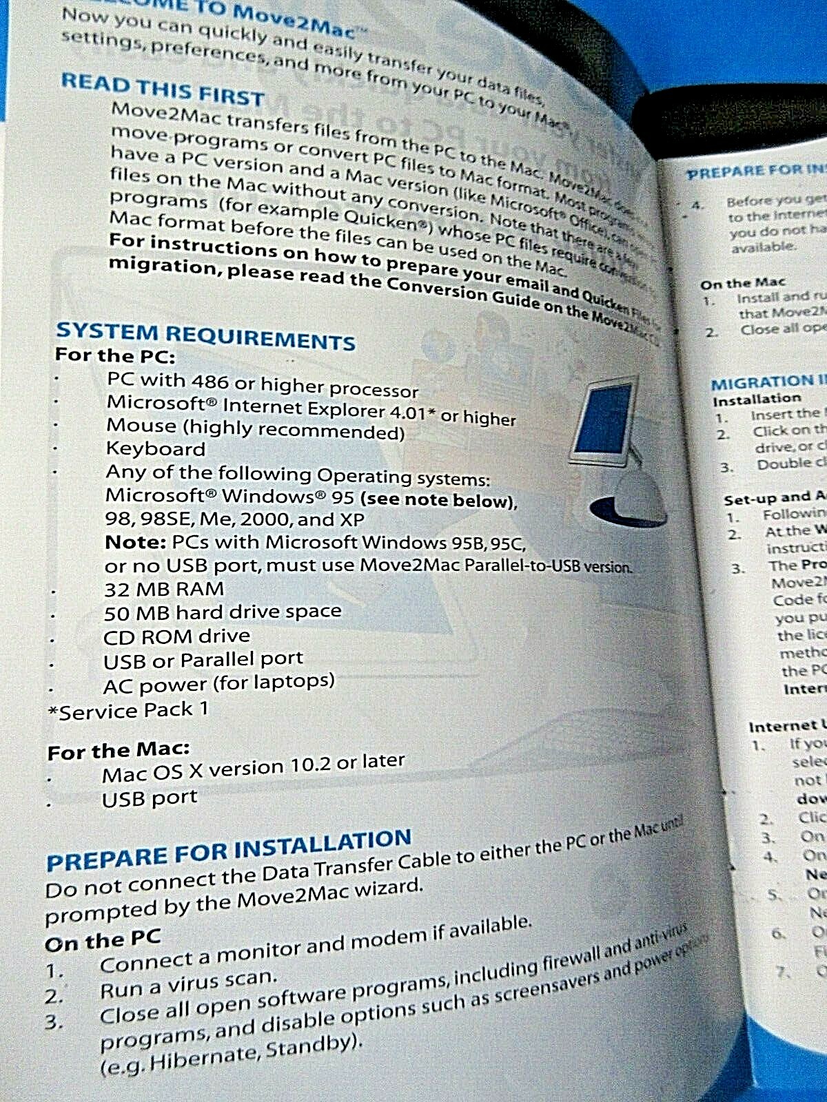 Move2Mac Macintosh PC Transfer Data Quickly from PC to MAC