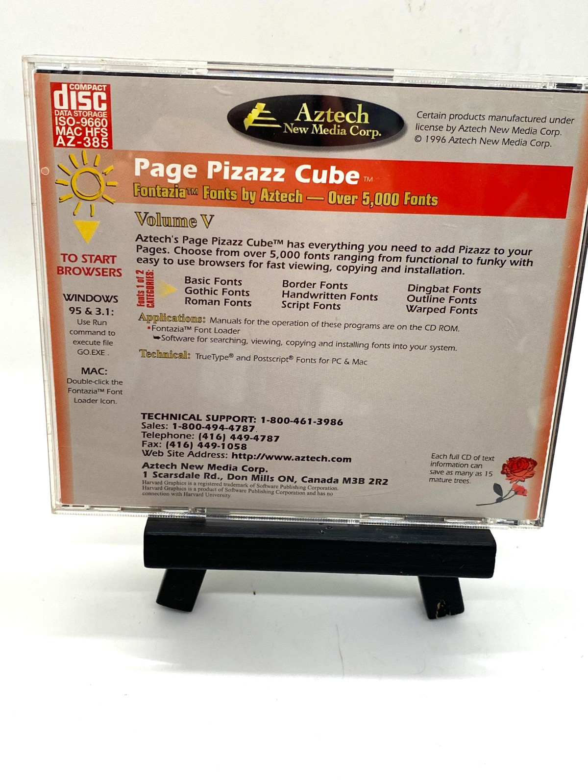 Page Pizazz Cube Aztech Media-Windows Software Program CD-Rom Vol 2, 3, 4, 5. 6