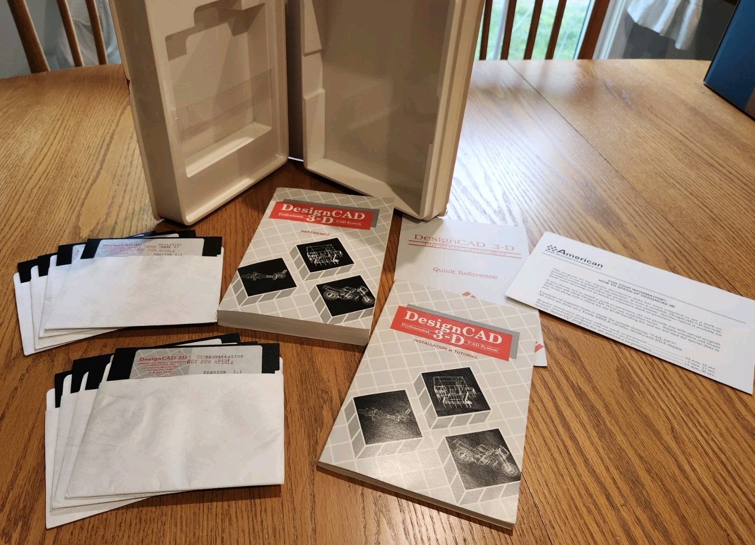 Design CAD DesignCAD 3-D System Software Floppy Disk IBM