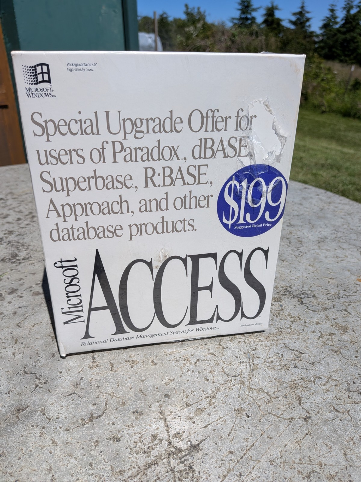 Microsoft Access 1.0 Upgrade – Factory Sealed – Vintage