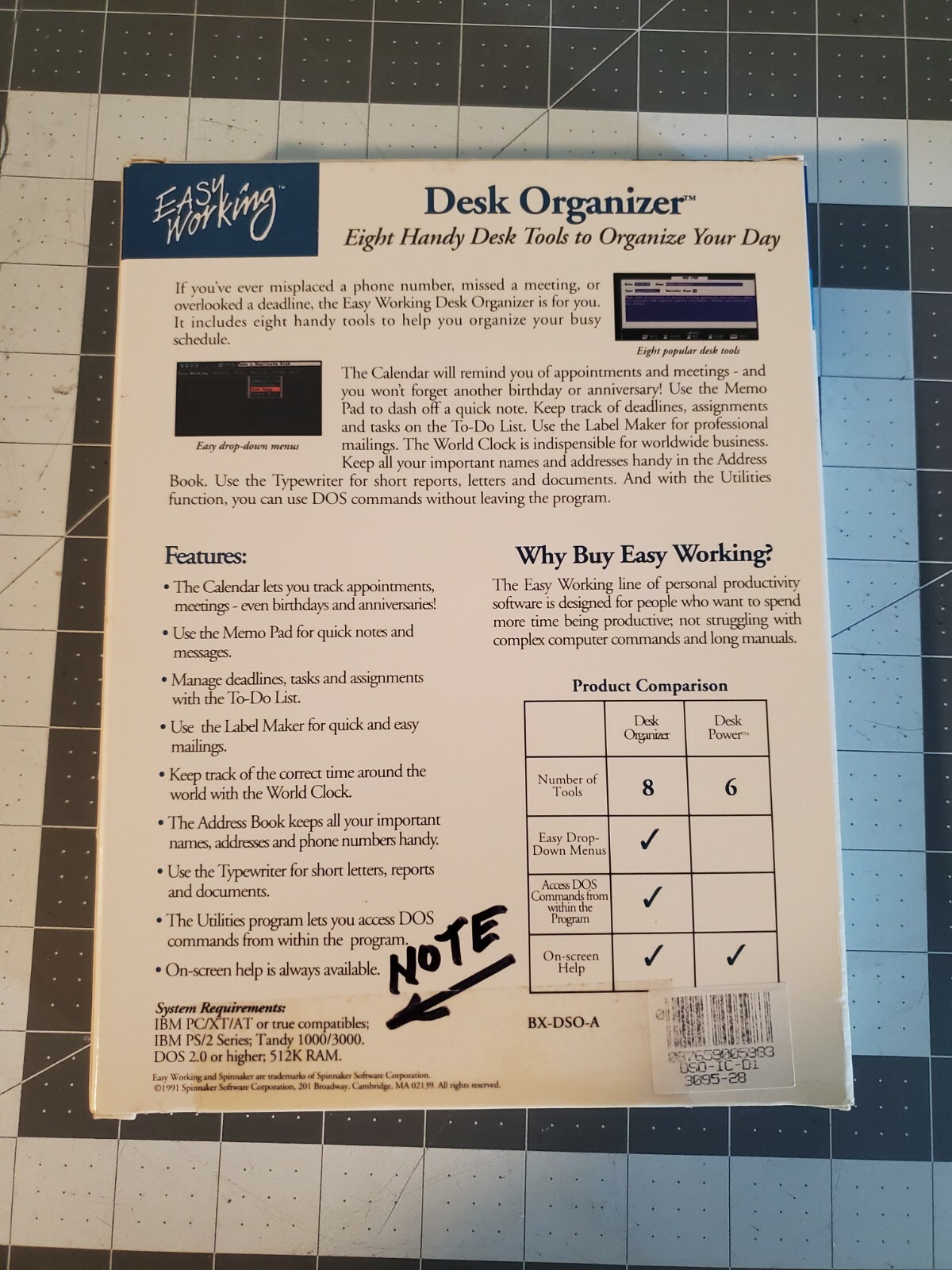 Desk Organizer Better Working From Spinnaker Word Publisher Instructions Manual