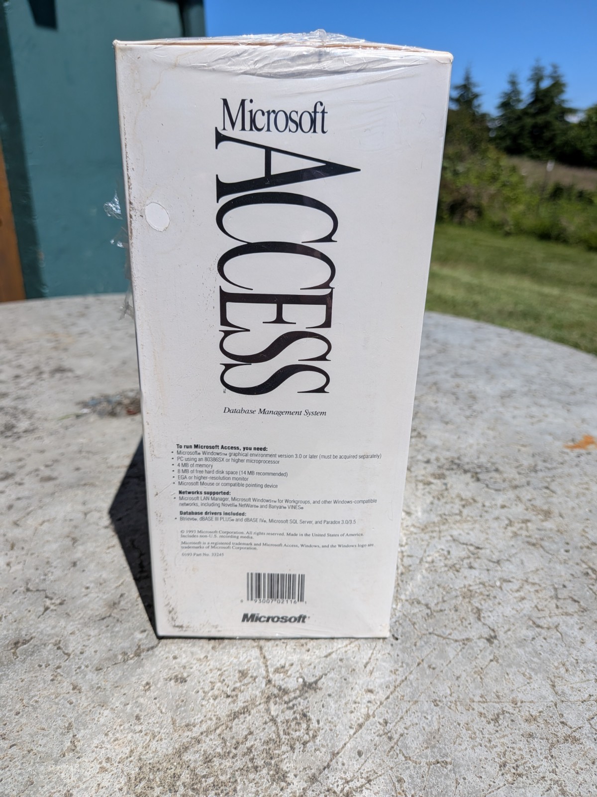 Microsoft Access 1.0 Upgrade – Factory Sealed – Vintage