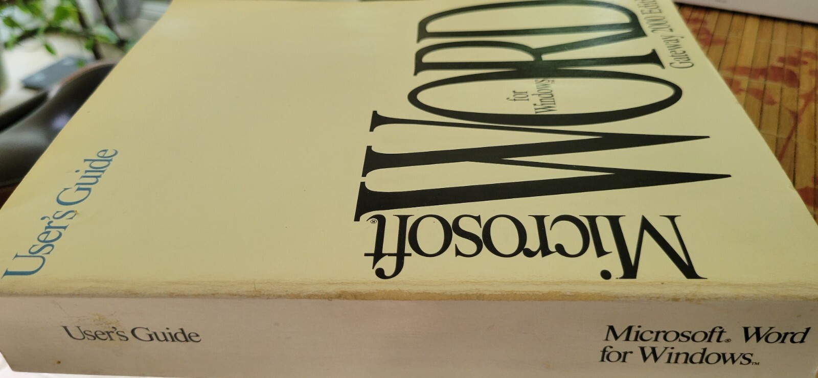 Vintage – Microsoft Word for Windows – Gateway 2000 Edition