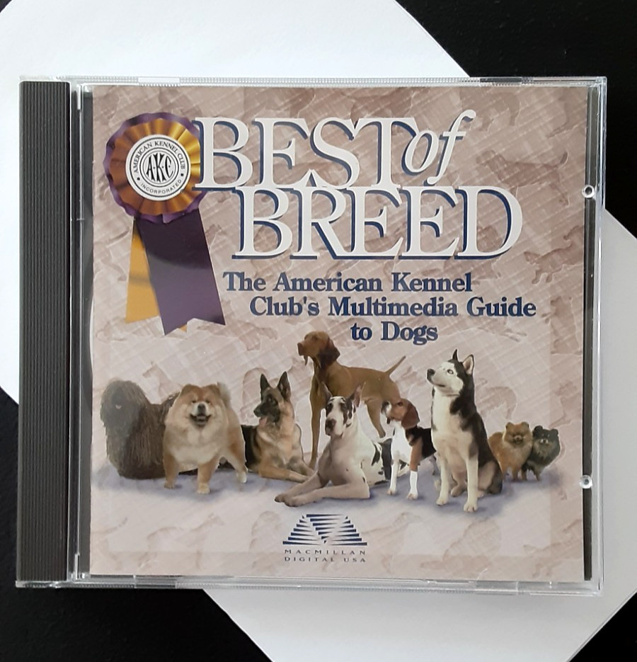 Best of Breed American Kennel Guide to Dogs CD-ROM PC Computer Software Media
