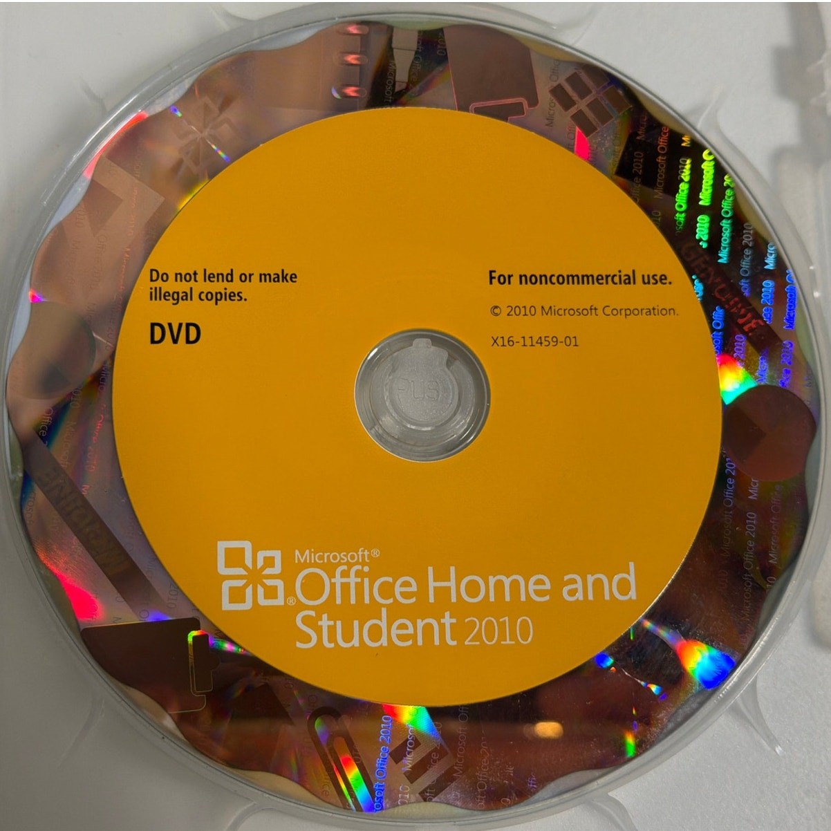 Microsoft Office 2010 Home and Student Edition with Product Key Manual & Case