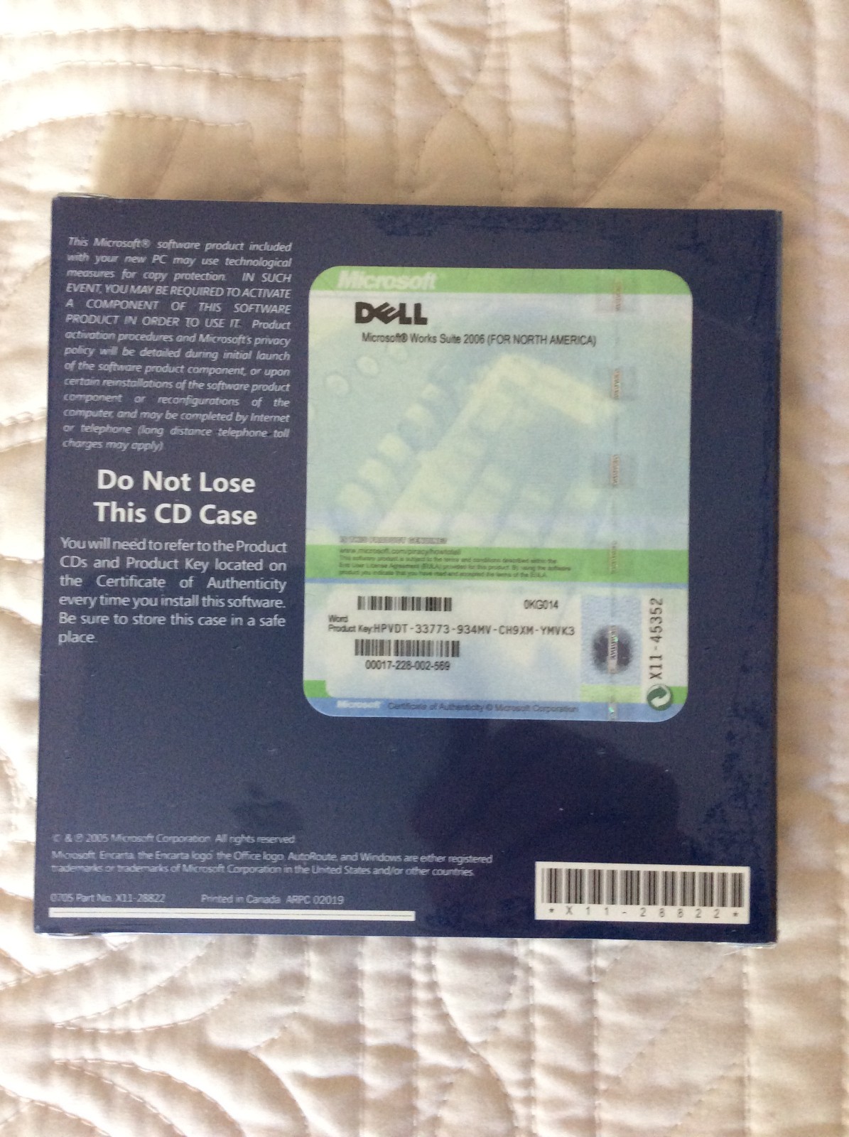 MICROSOFT WORKS SUITE 2006 – SEALED WITH PRODUCT KEY
