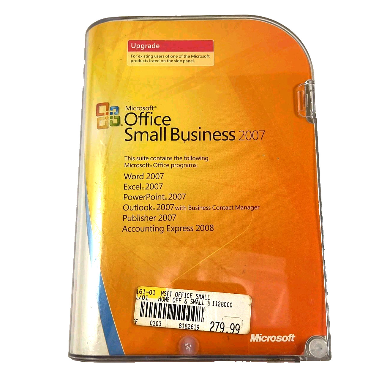 Vintage Microsoft Office Small Business 2007 UPGRADE (2 Discs)