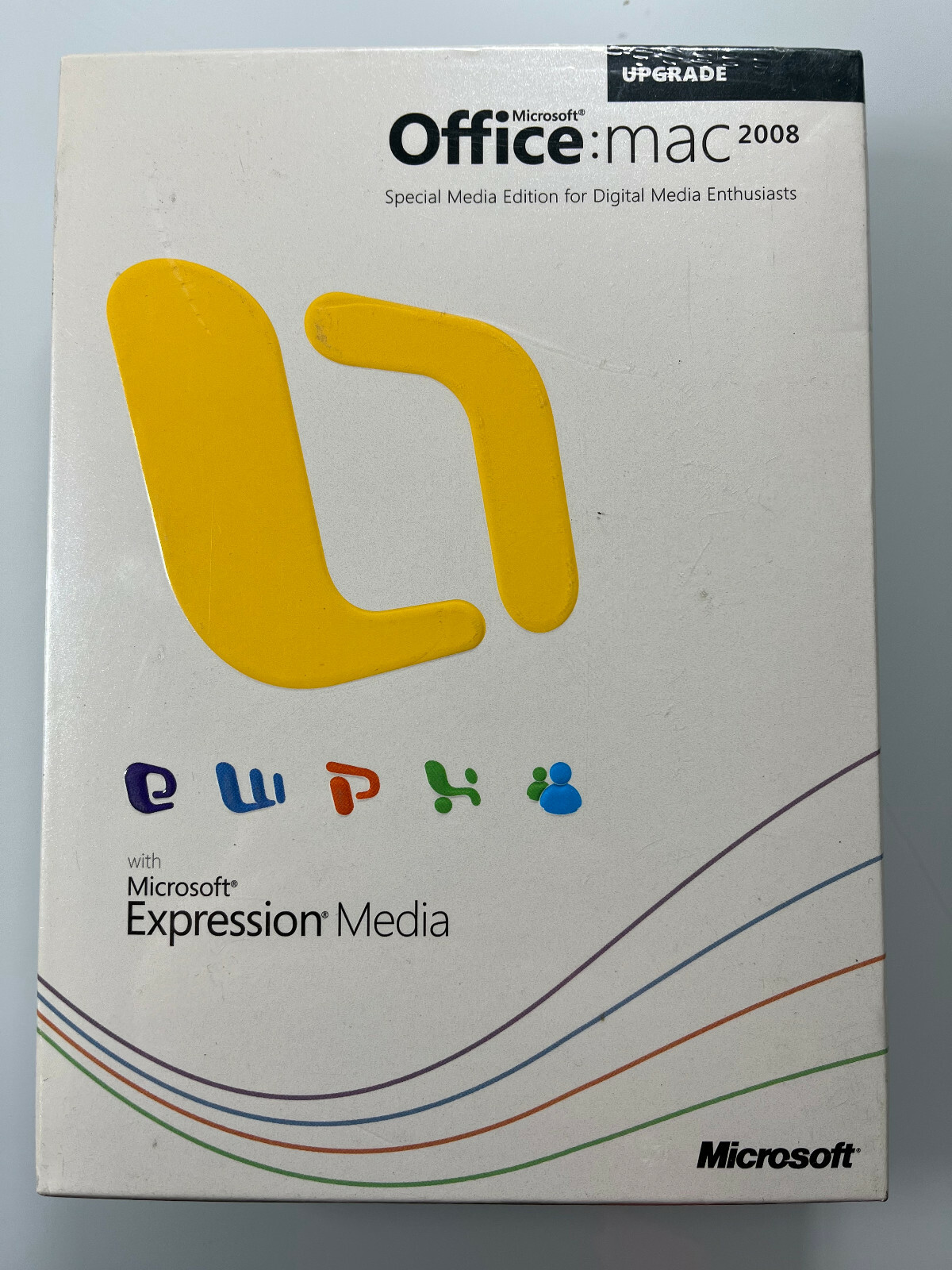 New Sealed Microsoft Office Mac 2008 English DVD For Mac UPGRADE