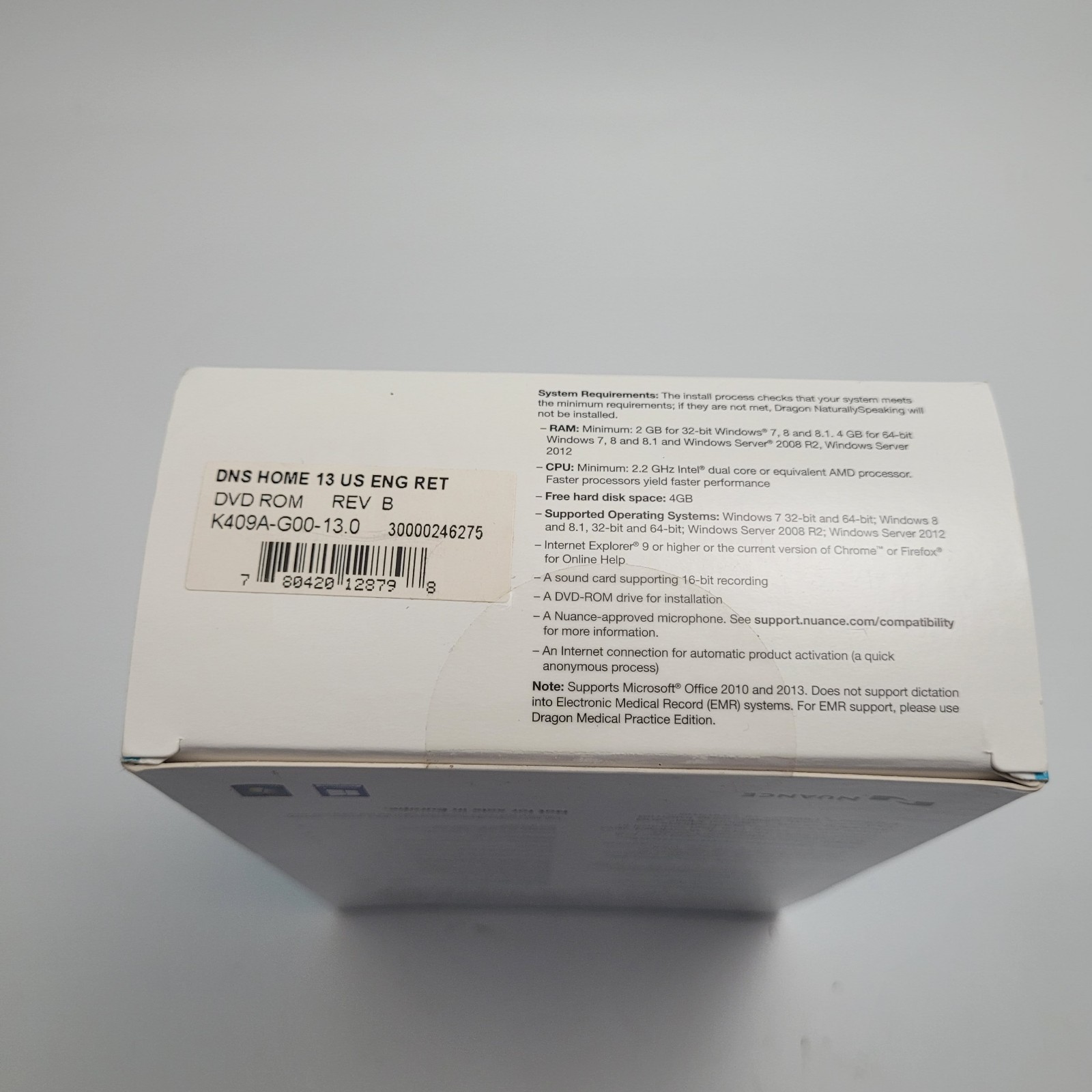 Nuance Dragon Naturally Speaking Home Speech Recognition Software Version 13