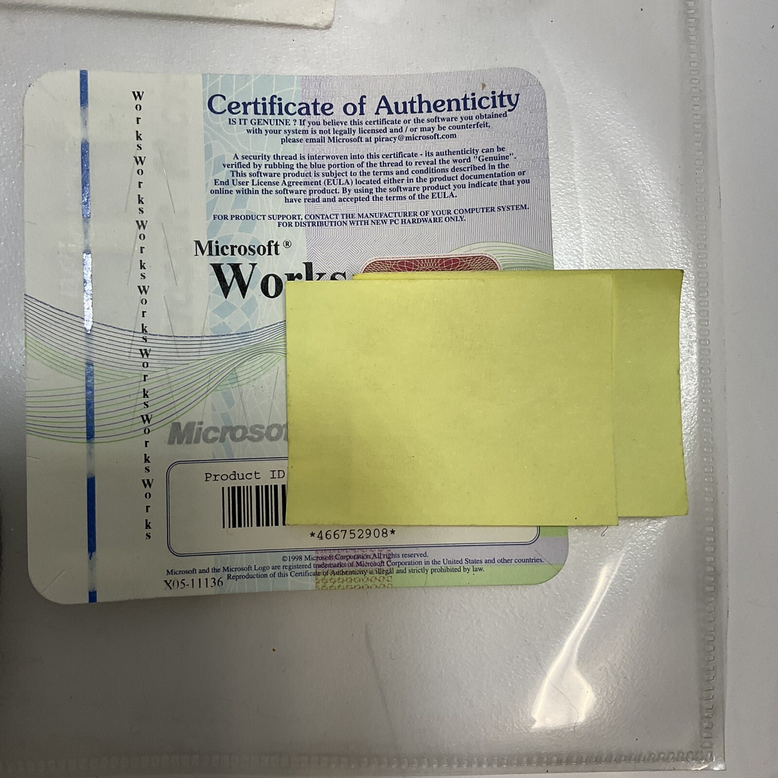 Microsoft Works Suite 2000 5 of 6 disks Missing Disk 2 No Key ElectronicsRecycle