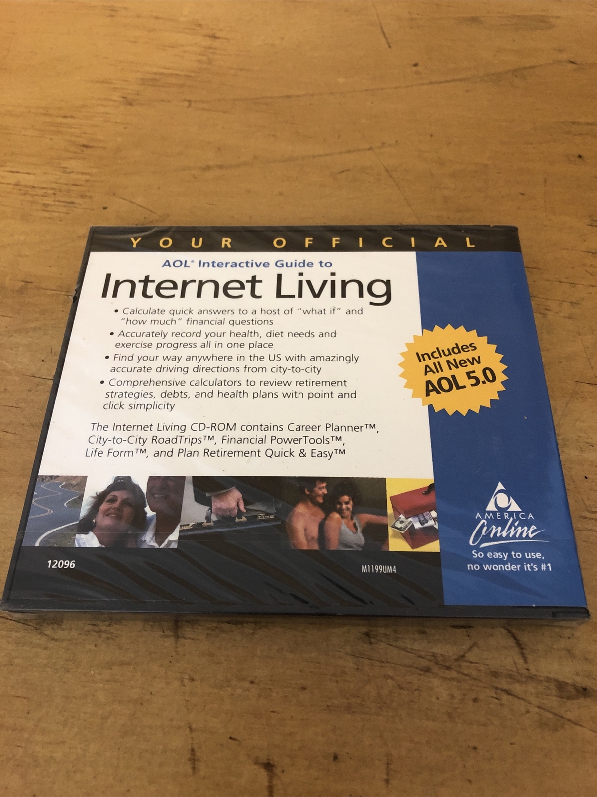 Vintage AOL Your Official Interactive Guide to Internet Living AOL 5.0