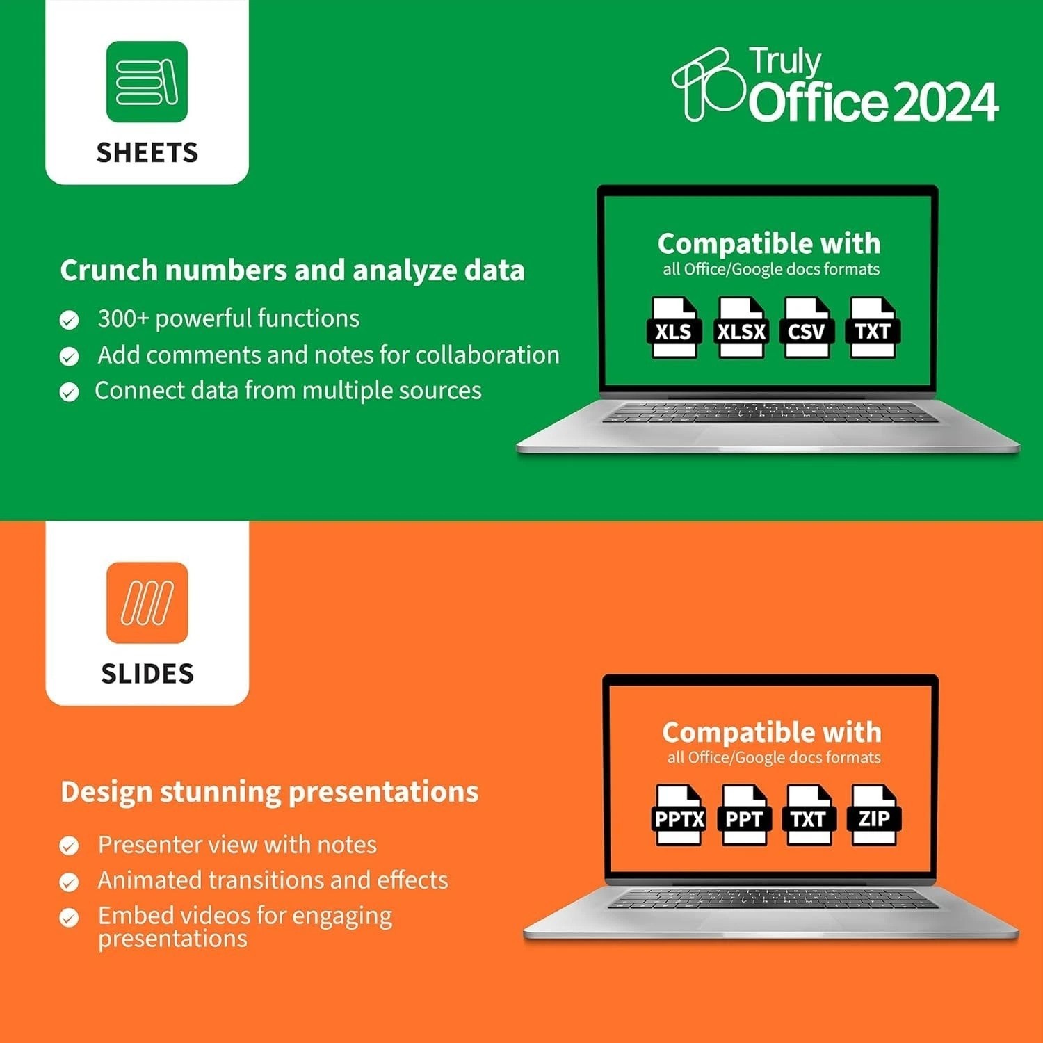 Lifetime 2024 Software for Families: Access Words, Slides, Sheets & Cloud Easily