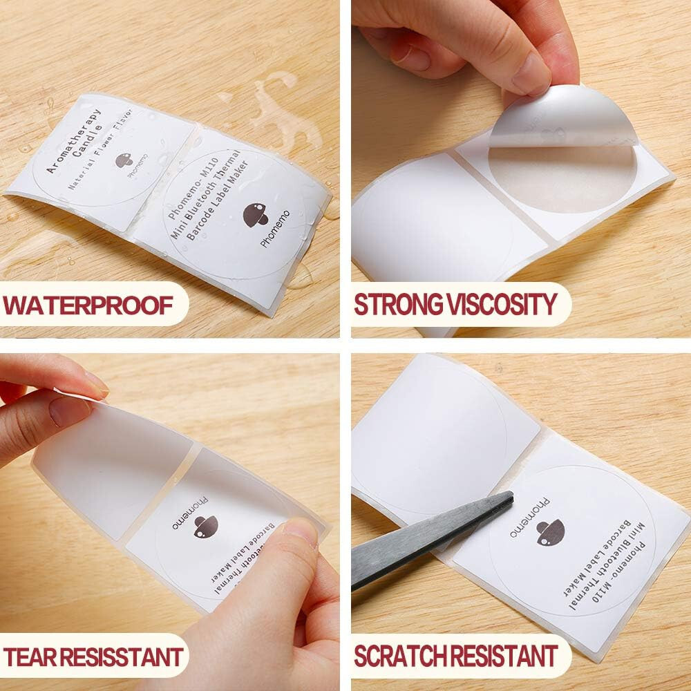 Phomemo Multi-Purpose Self-Adhesive Round Circle Label M110/M110S/M120/M200/M220