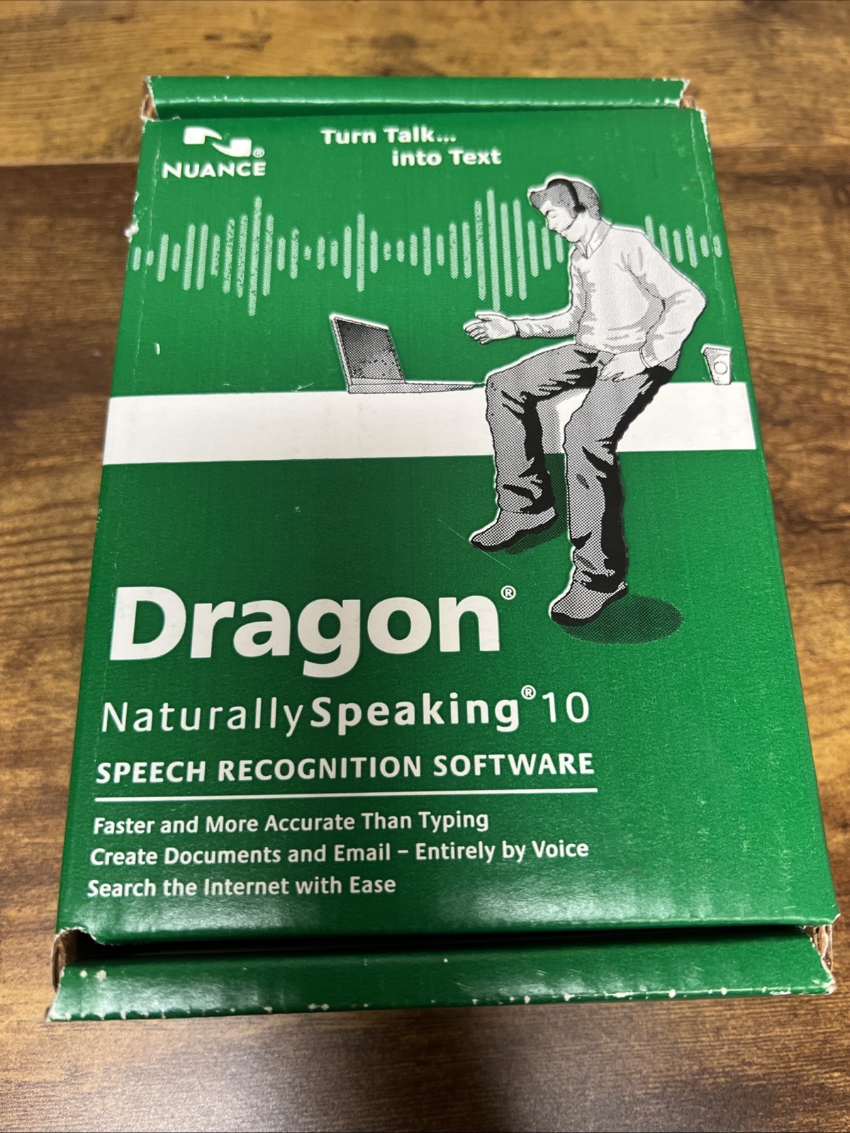 Classic IN BOX “Dragon” Naturally Speaking 10 Speech Recognition Software – V 10