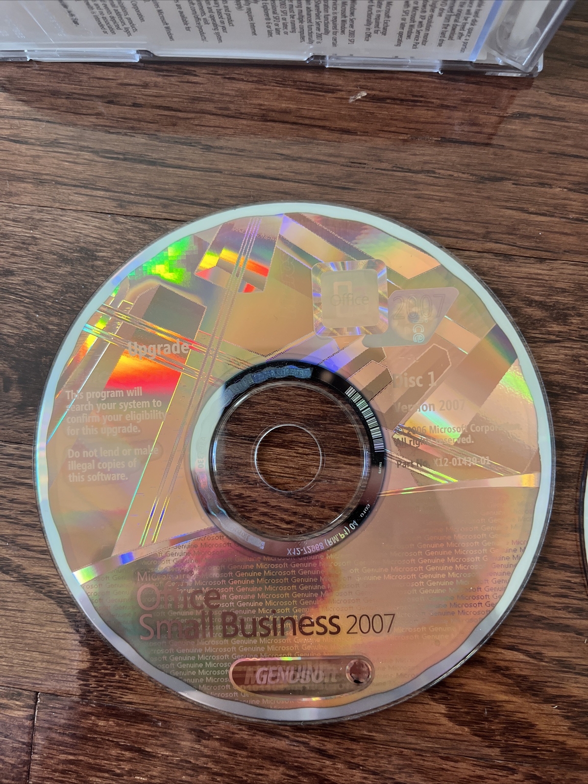 Microsoft Office 2007 Small Business Edition Upgrade MS SBE