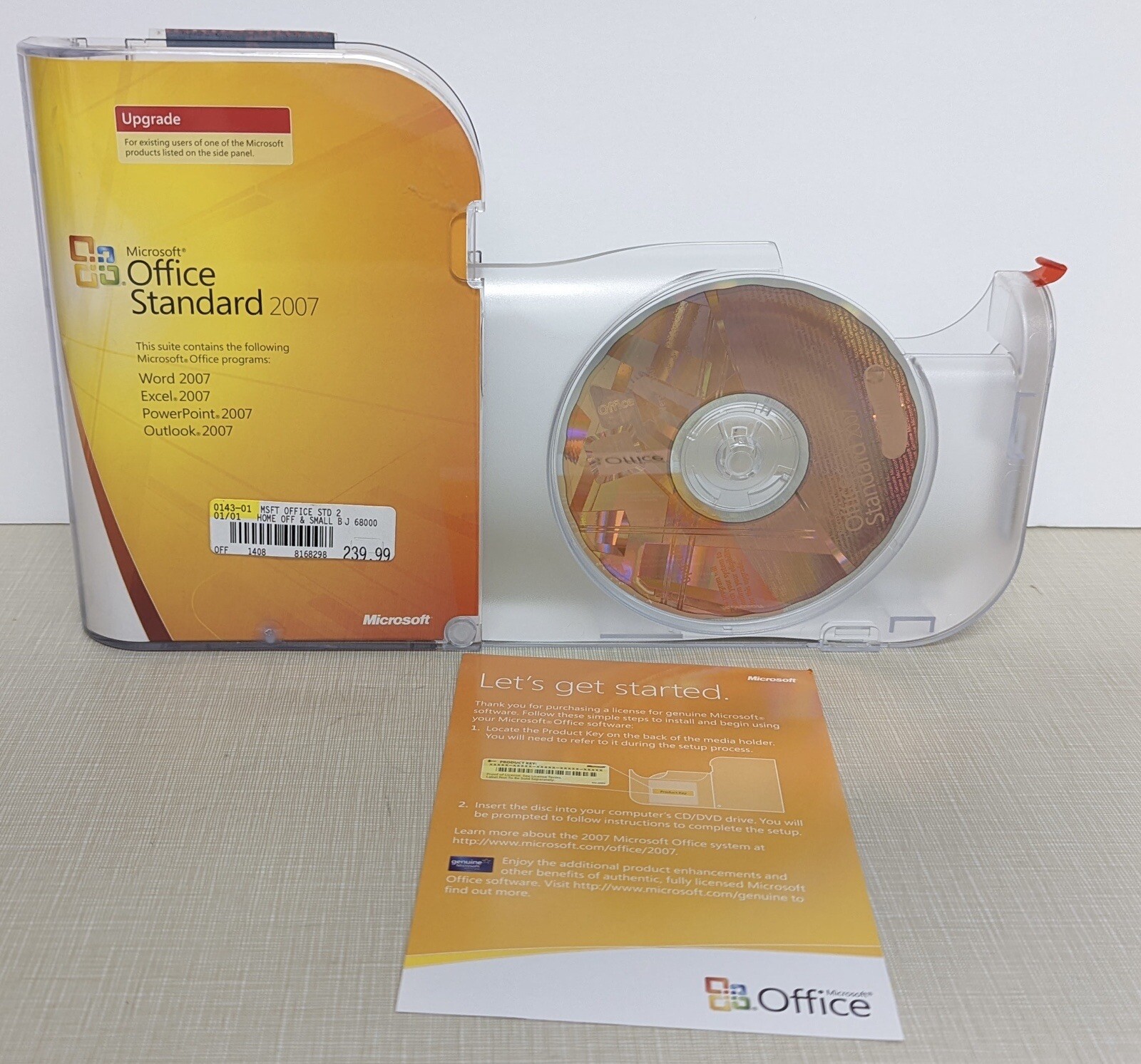 Microsoft Office Standard 2007 (Retail) (1 PC/s) – Full Version for Windows