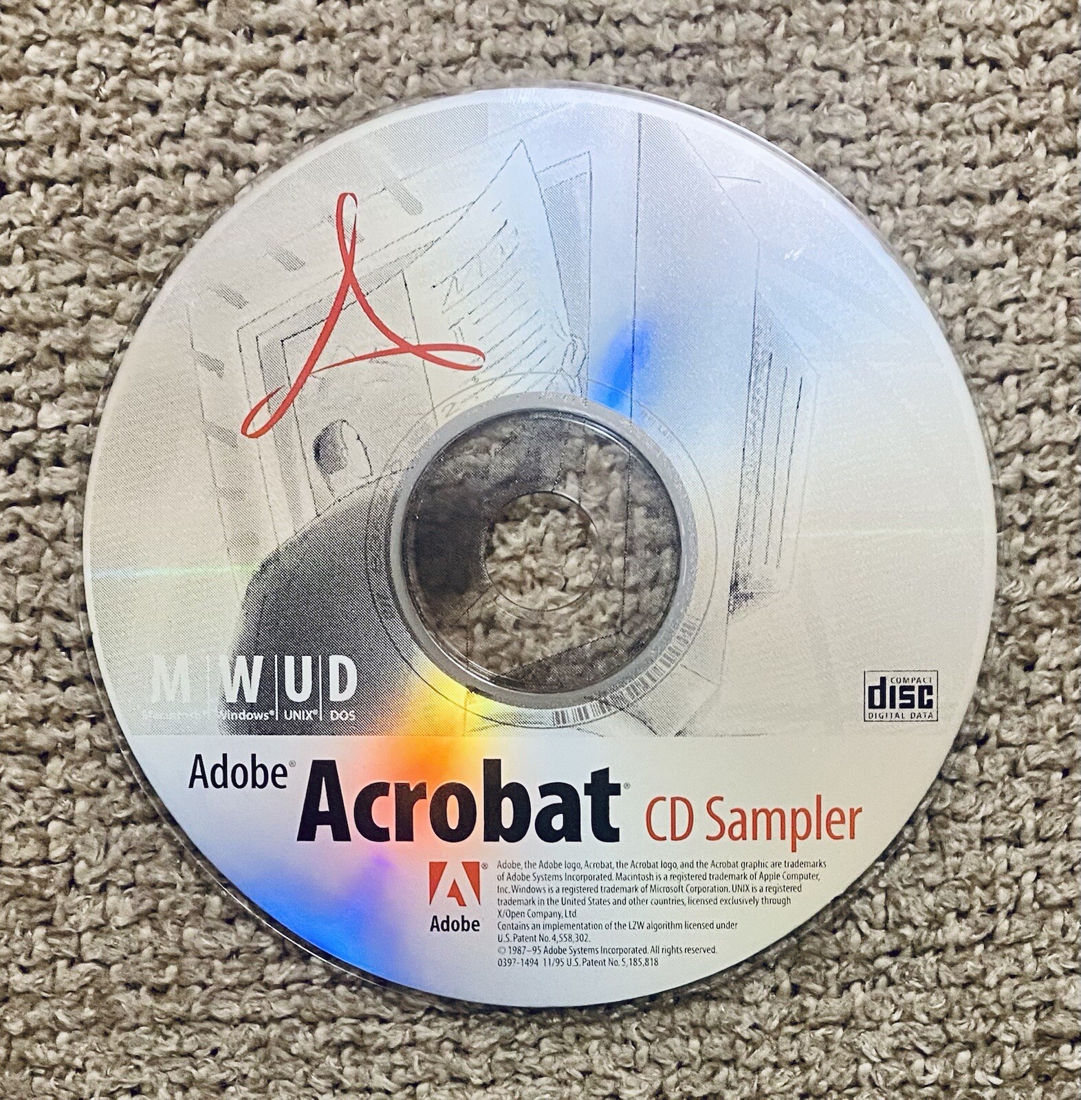 ADOBE ACROBAT CD SAMPLER: Version 2.1, Universal Electronic Publishing Tool, NM