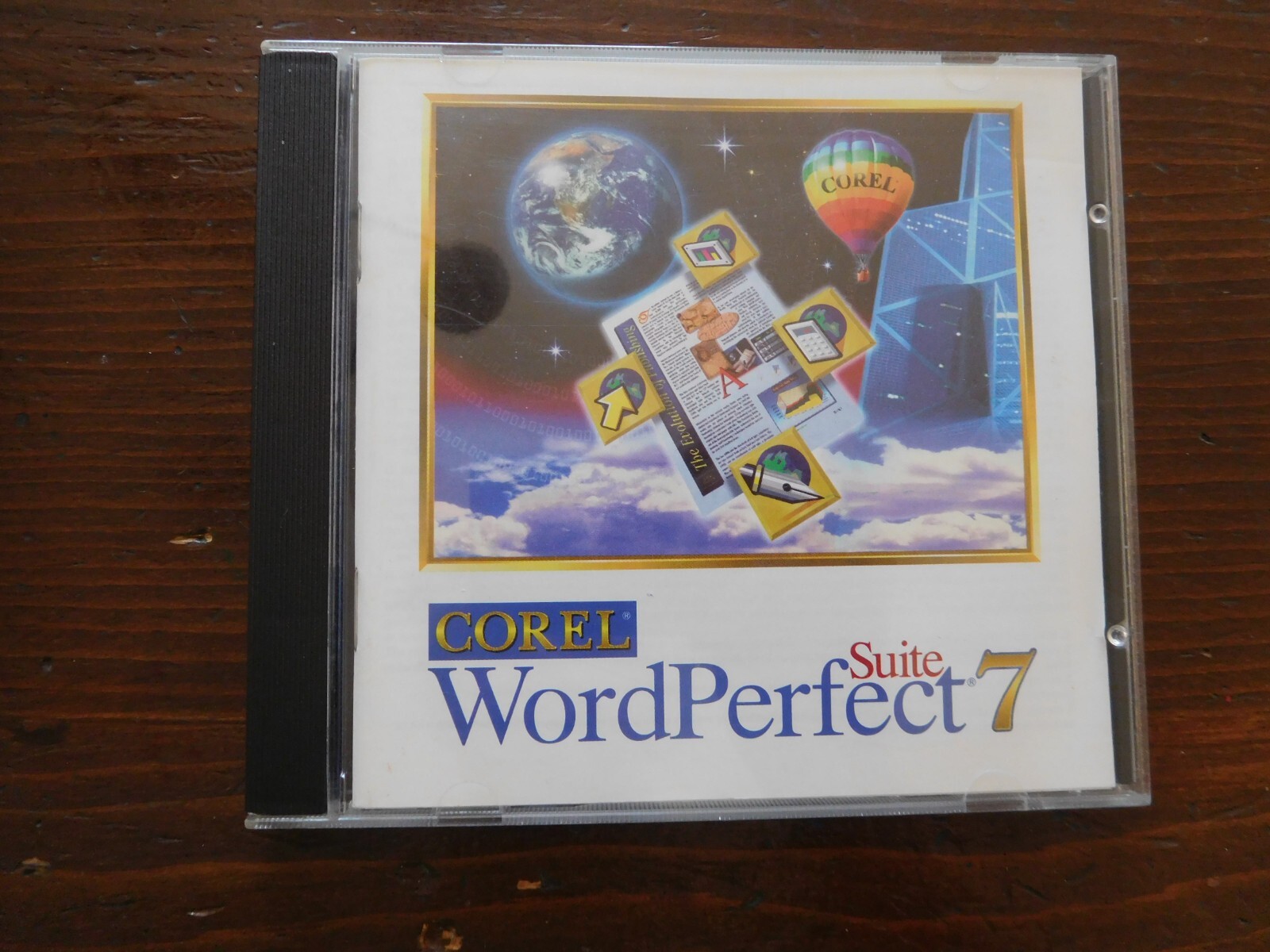 Corel WordPerfect Suite 7: Windows – CD, Quick Results & Lessons/Solutions books