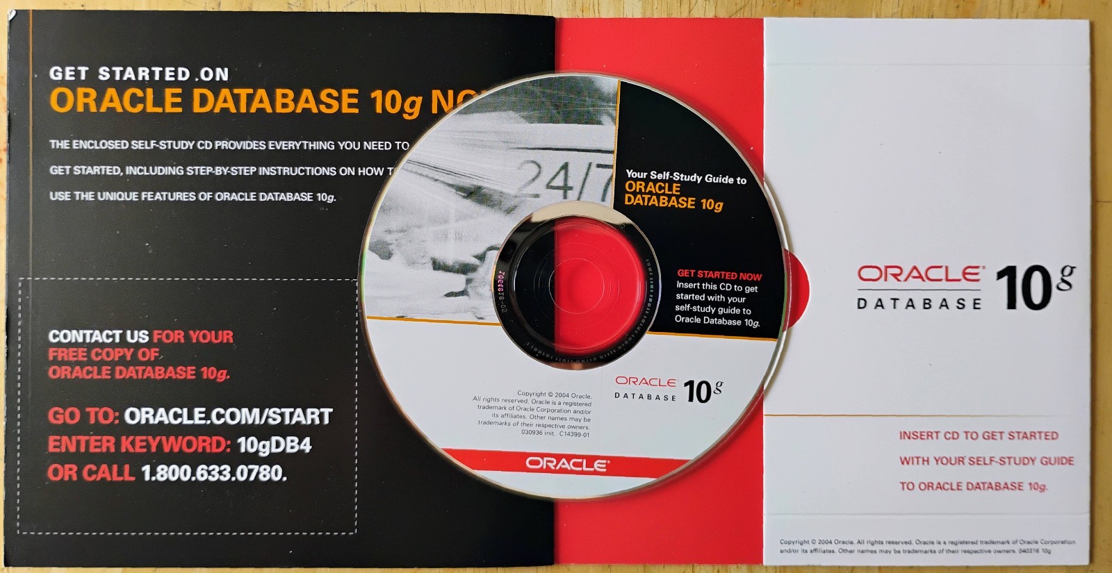Oracle Free self-study CD on Oracl e Database 10g