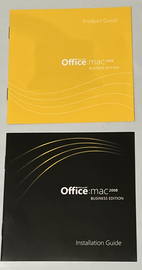 Microsoft Office Mac 2008 Business Edition Full Retail with Product Key