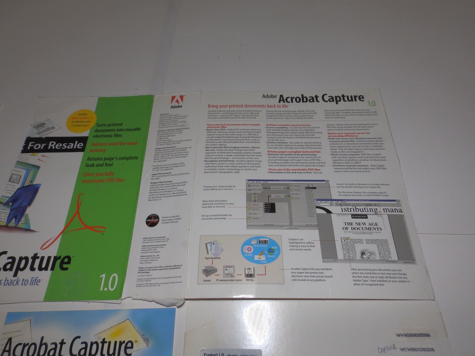 Vintage Software – Adobe Acrobat Capture for Windows v1.0