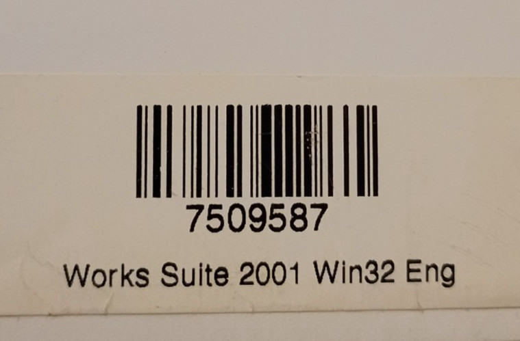 Microsoft Works Suite 2001 -with product key – 6 CD Sealed