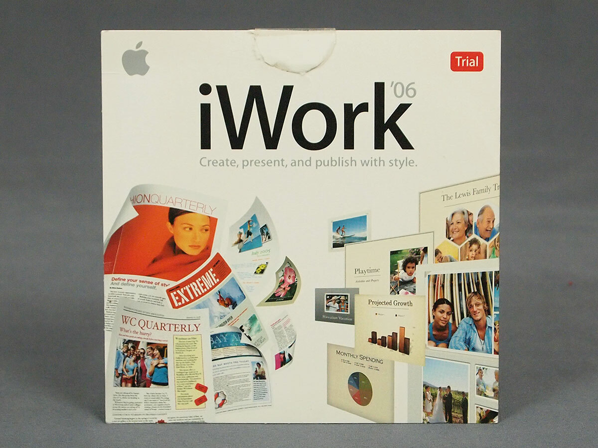 Apple iWork ’06 Trial DVD Package 1Z691-5619-A