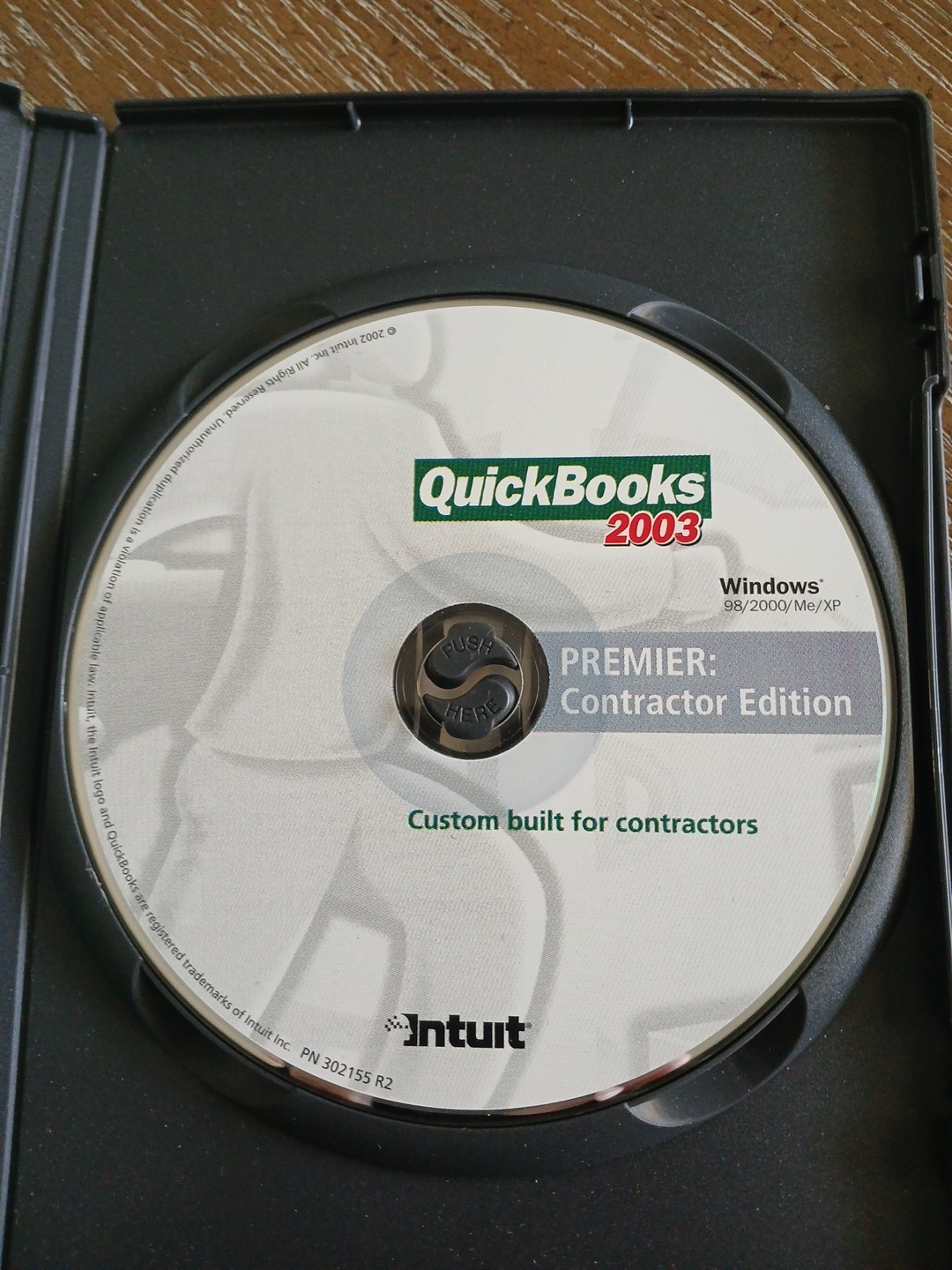 Intuit Quickbooks 2003 Premier Contractor Edition Upgrade Only EUC w/Key Code